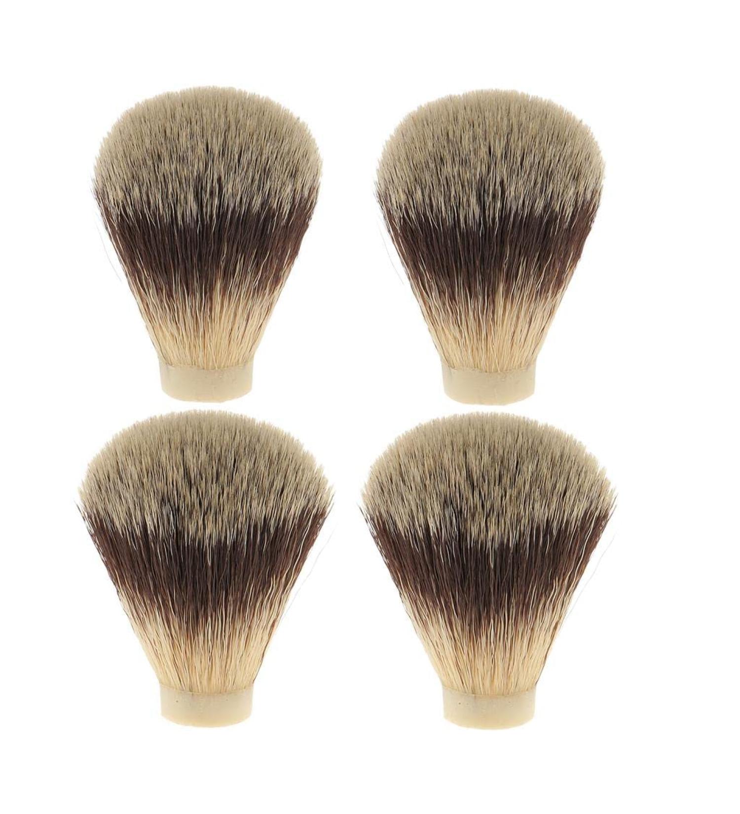 4 Shaving Brush Head Knot Spare Parts - Premium Quality Replacement for Perfect Shaves | International Shipping Available - Buy Online on GoSupps.com