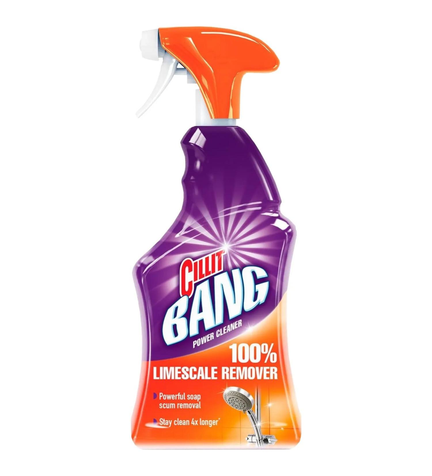 AMK Bang Limescale & Grime Spray Power Cleaner 750ml Remover Soapscum Watermarks Rust