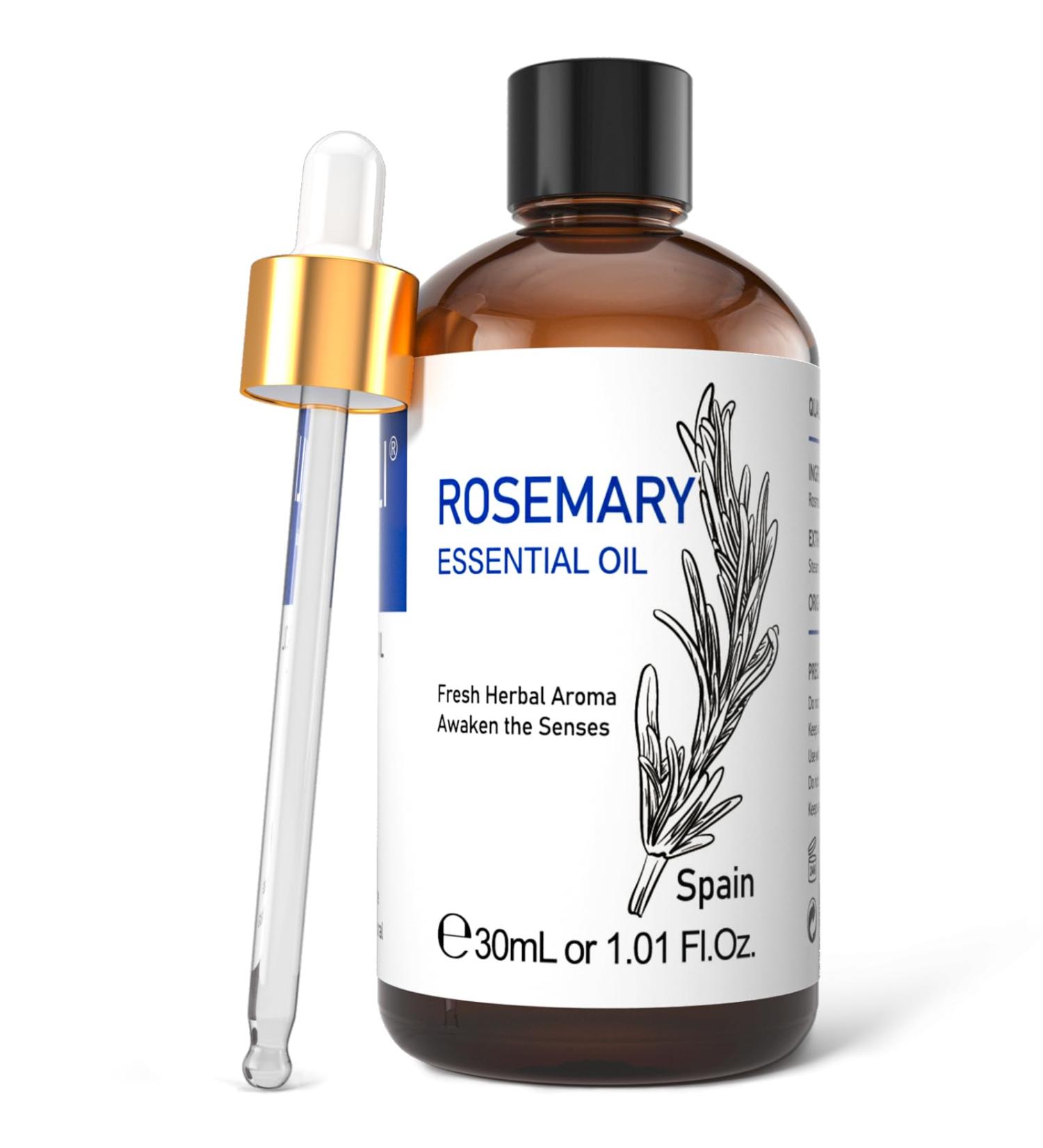 HIQILI Rosemary Oil 30ml - 100% Pure Natural Essential Oil for Diffusers Aromatherapy & Candle Making | International Shipping Available - Buy Online on GoSupps.com
