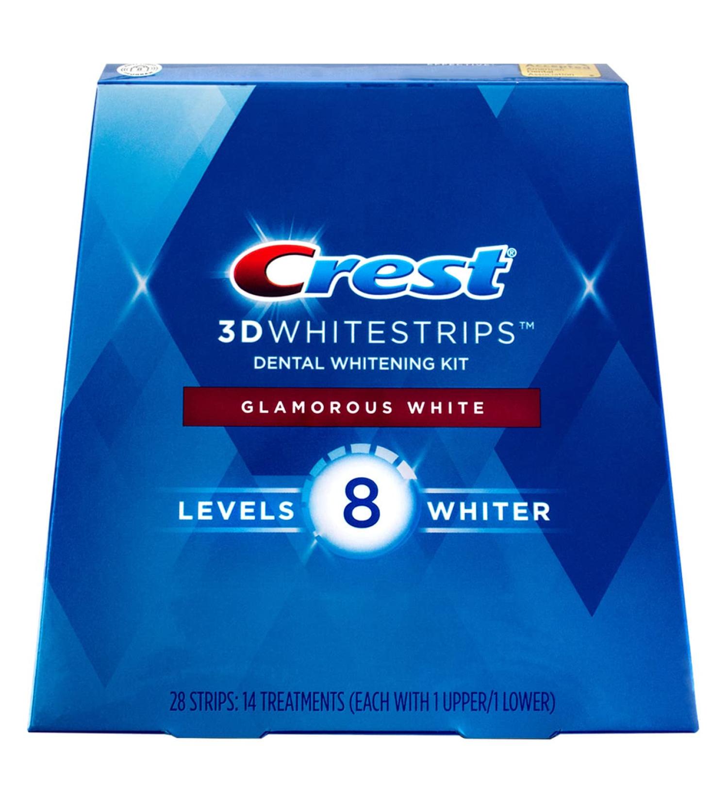 Crest 3D Whitestrips Glamorous White 28 Count (Pack of 2) - Buy Online on GoSupps.com