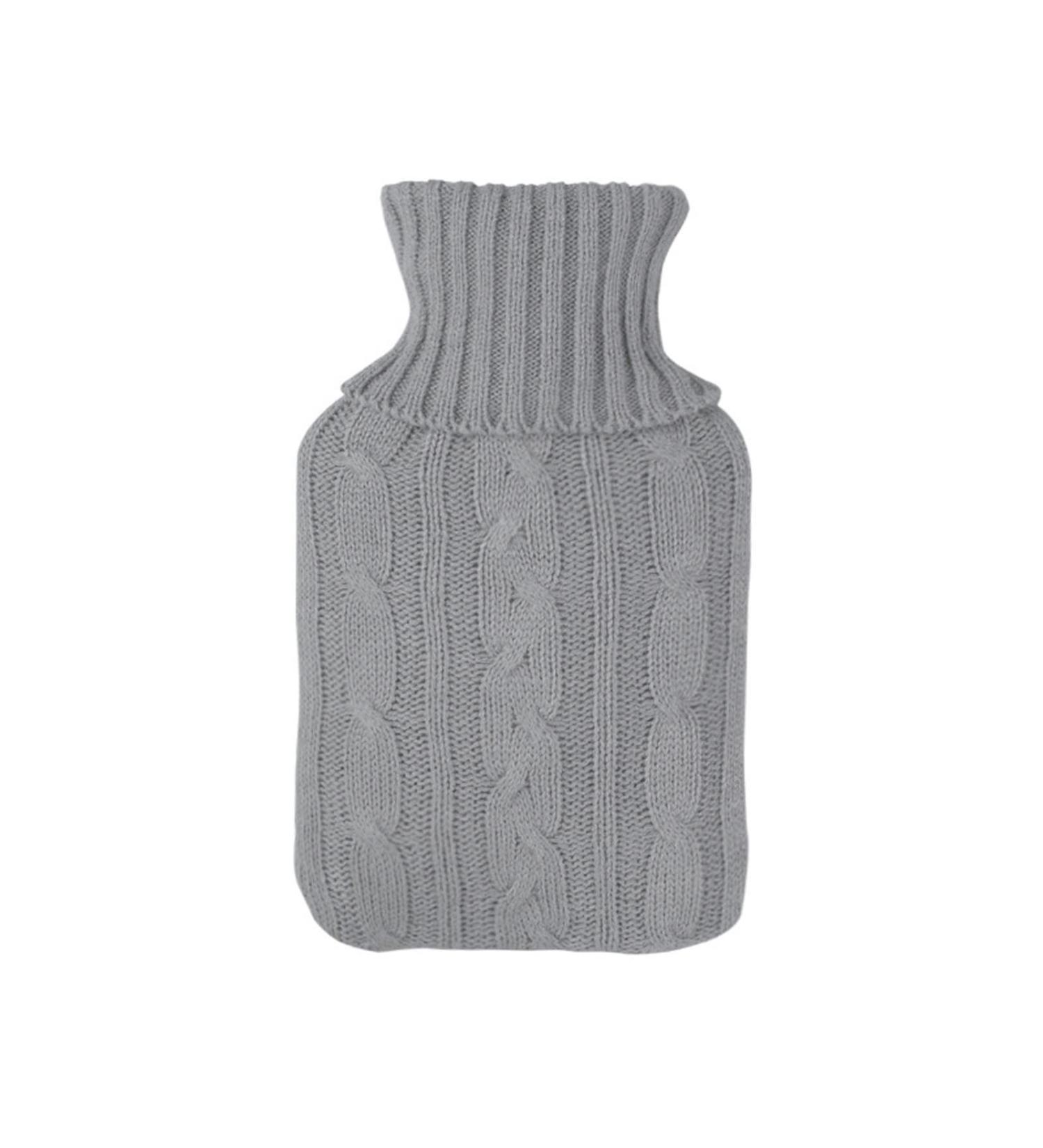 MAIES Hand Warmer & Hot Water Bottle with Knitted Fabric Cover - Large Safe & Cozy Water Bottle Protector for Comfort - Buy Online on GoSupps.com