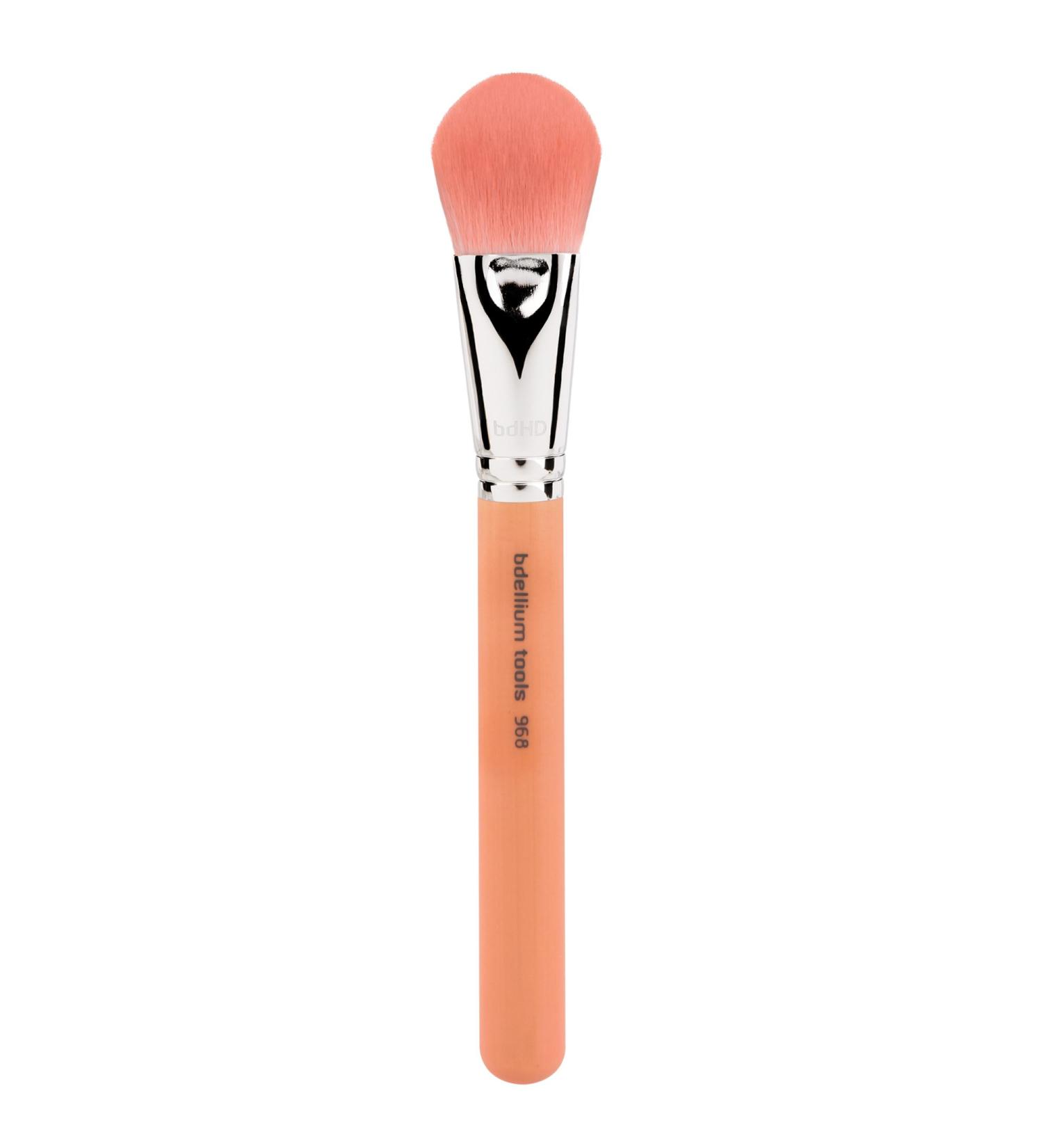 Bdellium Tools Pink Bambu Series 968 BDHD Phase II Small Foundation/Contour Brush - Soft Synthetic Fiber for Versatile Makeup Application & Blending - International Shipping Available - Buy Online on GoSupps.com