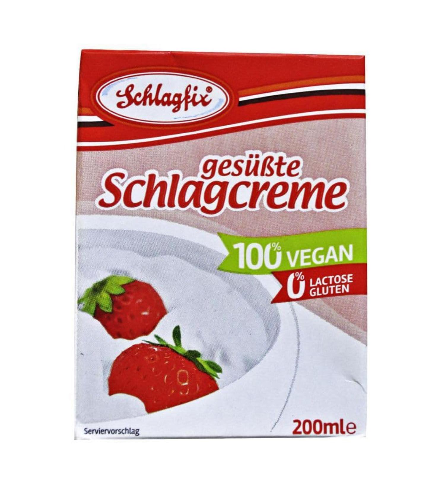 Schlagfix sweetened whipped cream based on vegetable fat 200 g (6)