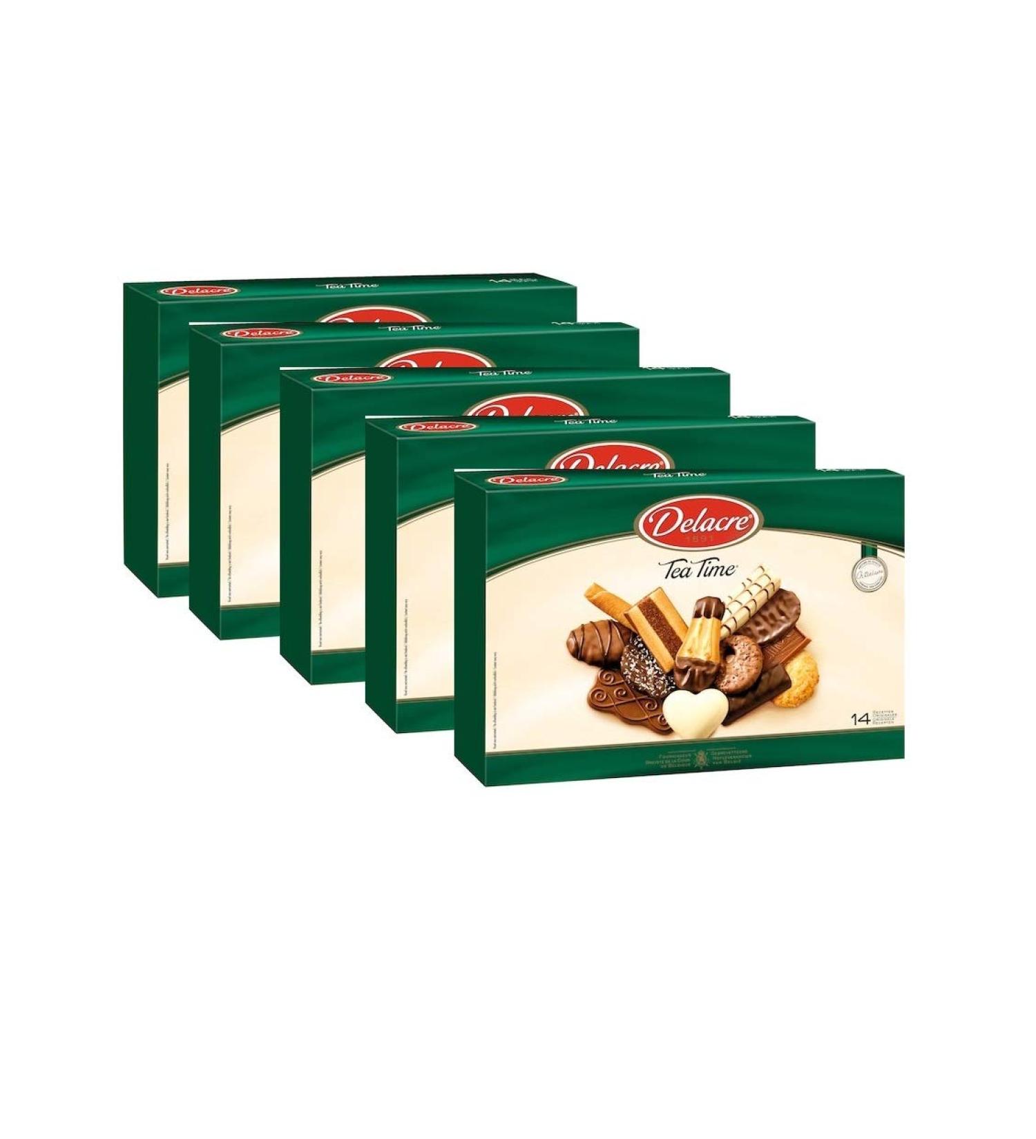 Delacre DELACRE Tea Time 500g - Pack of 5
