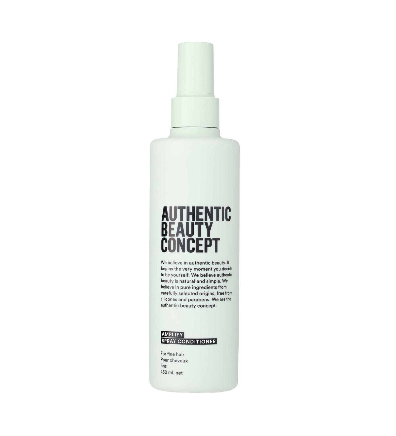 Authentic Beauty Concept Amplify Leave In Conditioner Moisturizes and Detagles Fine Hair Detangler Spray Vegan and Cruelty Free Silicone Free 250 mL - Buy Online on GoSupps.com