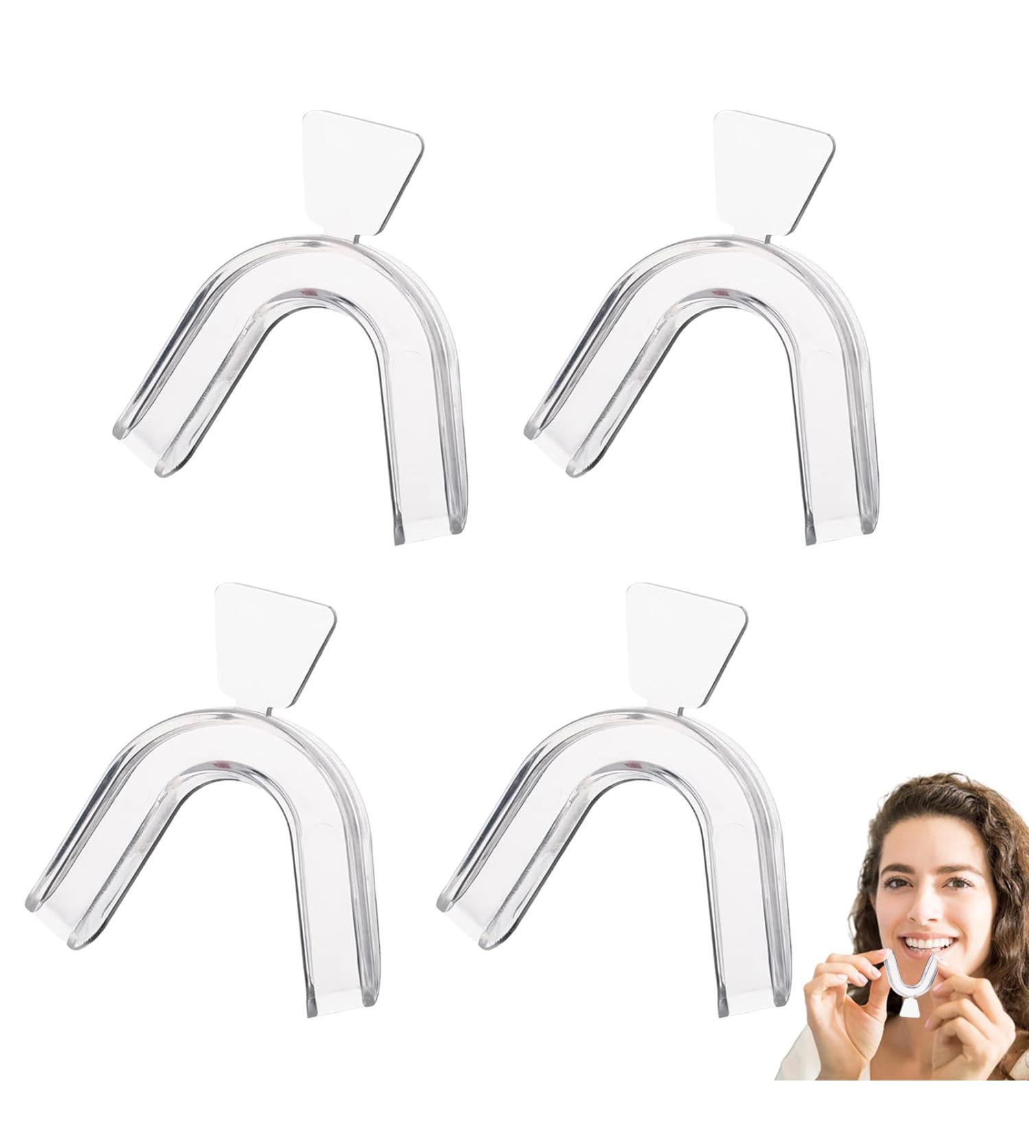 4Pcs Mouth Guard for Teeth Grinding Mouthguard for Braces Best Mouth Guard for Sleeping&Clenching at Night Retainer Reusable Teeth Whitening Trays Sleep Mouth Guard Adults&Kids to Prevent Bruxism - Buy Online on GoSupps.com
