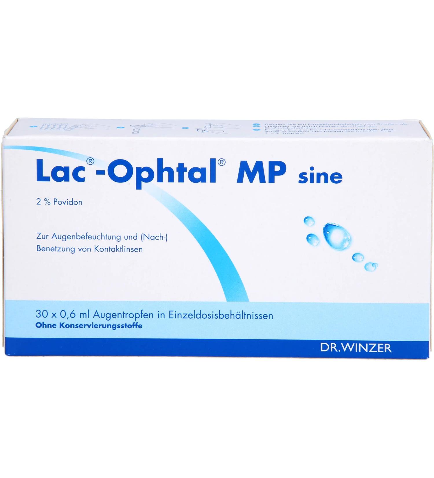 Buy LAC OPHTAL MP Sine Eye Drops - 30x0.6 ml | Fast International Shipping - Buy Online on GoSupps.com