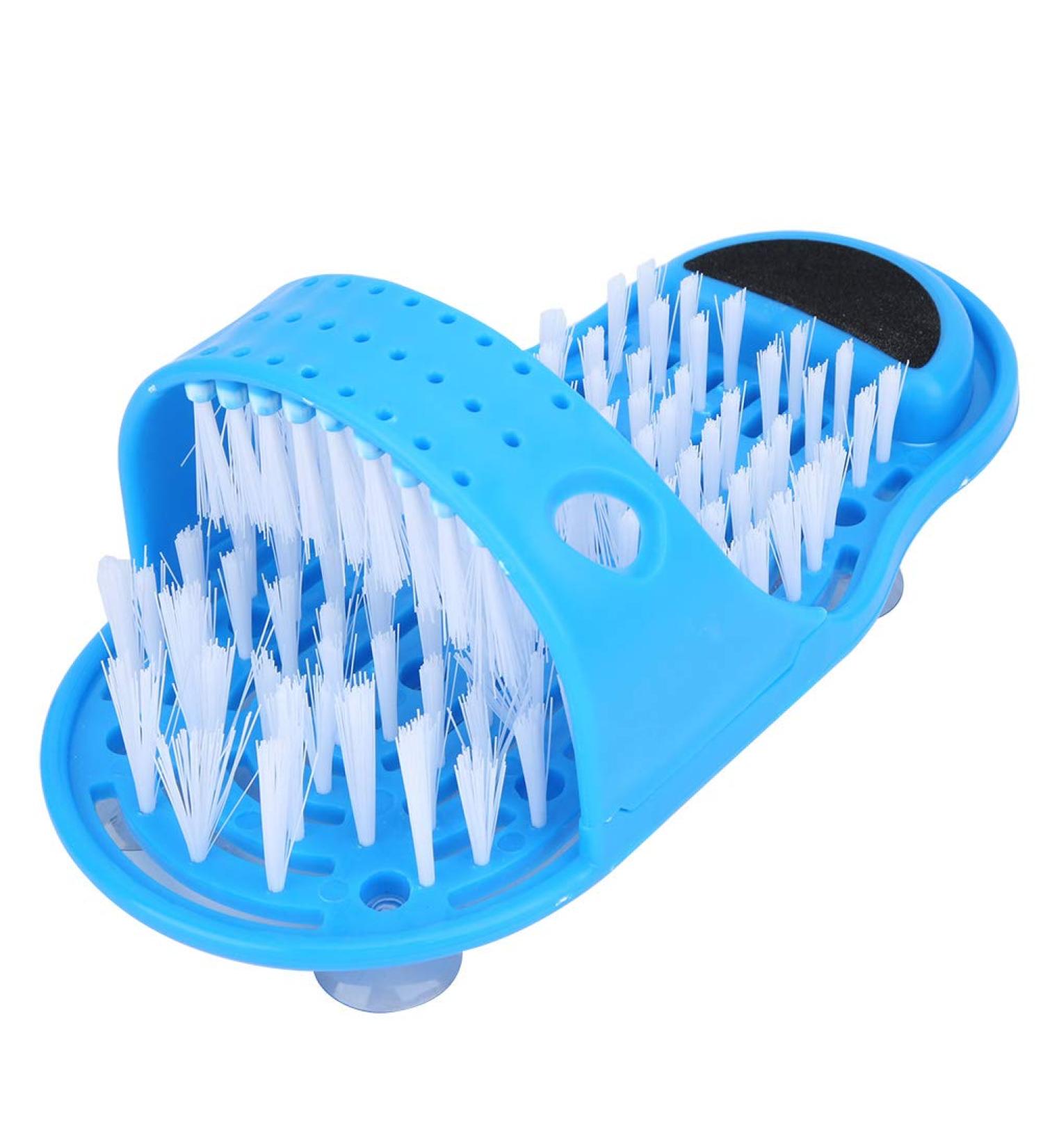 Shop Household Bathroom Plastic Foot Massage Slippers - Acupressure & Bath Cleaning Brush - International Shipping Available - Buy Online on GoSupps.com