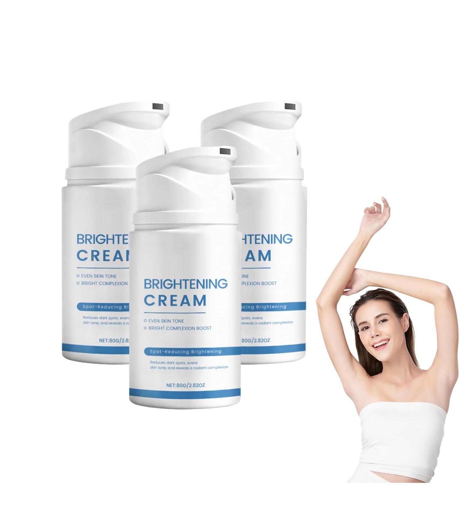 VKaoess Skin brightening body cream with daily moisturizing benefits Dark spot corrector on armpits intimate areas and inner thighs Firming cream 3 Bottles - Buy Online on GoSupps.com