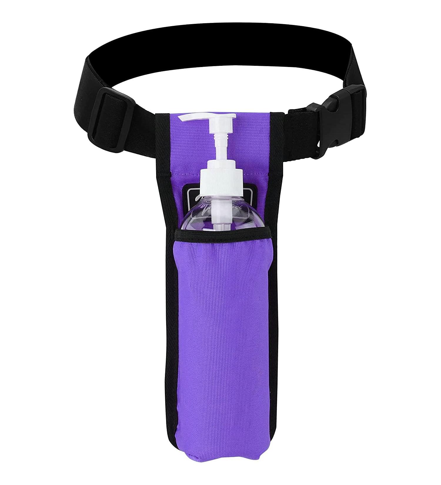 Buy Purple Massage Bottle Bag | Massage Oil Holster for Therapists | Durable & Stylish - Buy Online on GoSupps.com