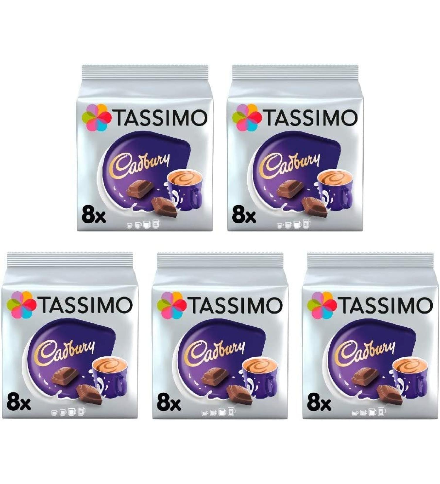 TASSIMO Cadbury Chocolat chaud Ref 131270 Lot 5 150625