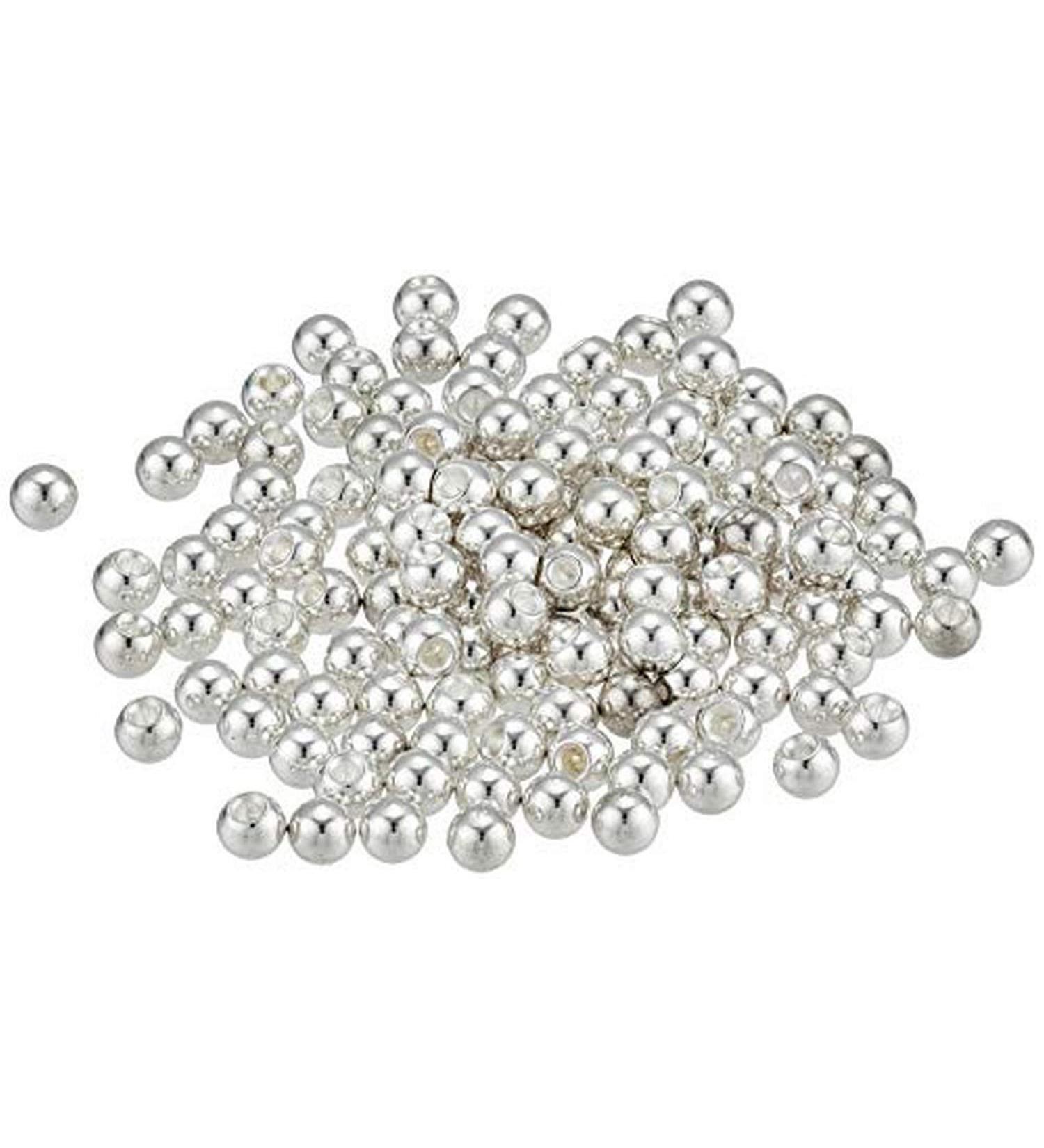 144pc Beadalon Memory Wire End Caps 3mm Round Silver Plated - Pack of 144 - Buy Online on GoSupps.com