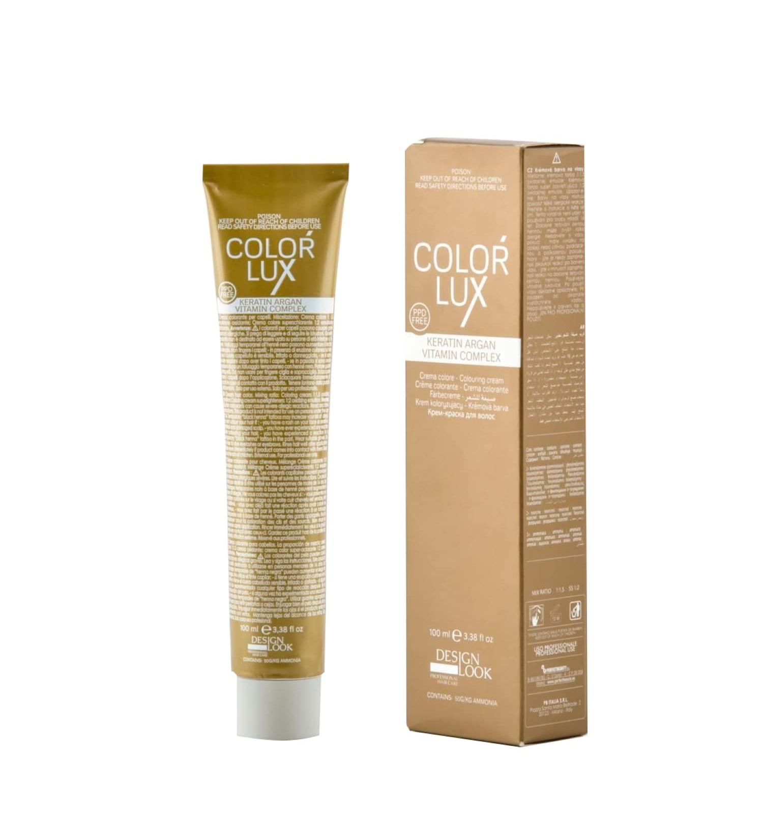 Design Look Permanent Colour Lux 8.1 Light Ash Blonde 100 ml - Buy Online on GoSupps.com