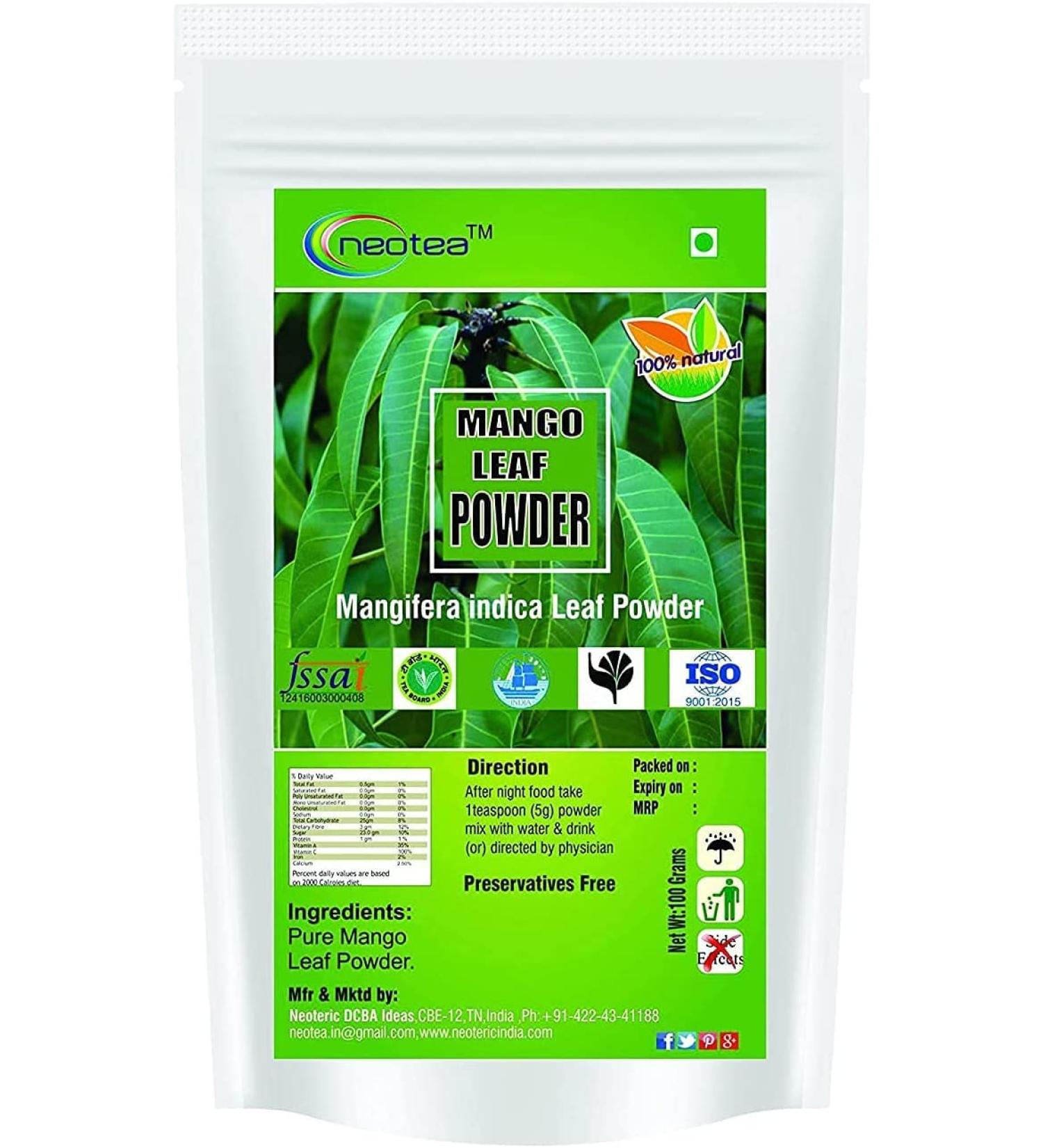  AOZA AOZA Neotea Mango Leaf Powder 300g - Buy Online on GoSupps.com