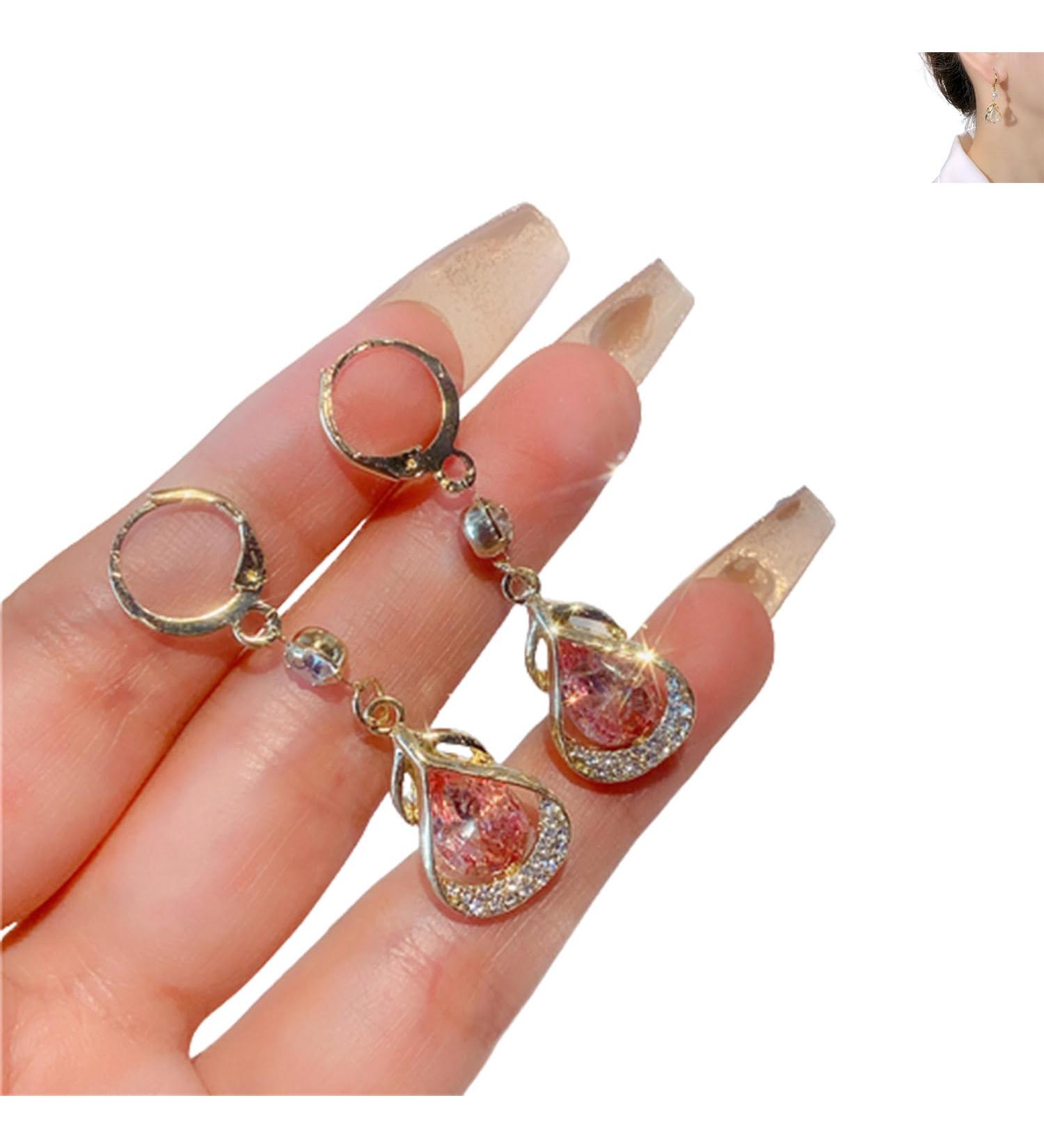Lymphatic Flow Magnetogen Earrings - Magnetotherapy Jewelry for Women's Lymphatic Drainage (Red M) - Shop Now! - Buy Online on GoSupps.com