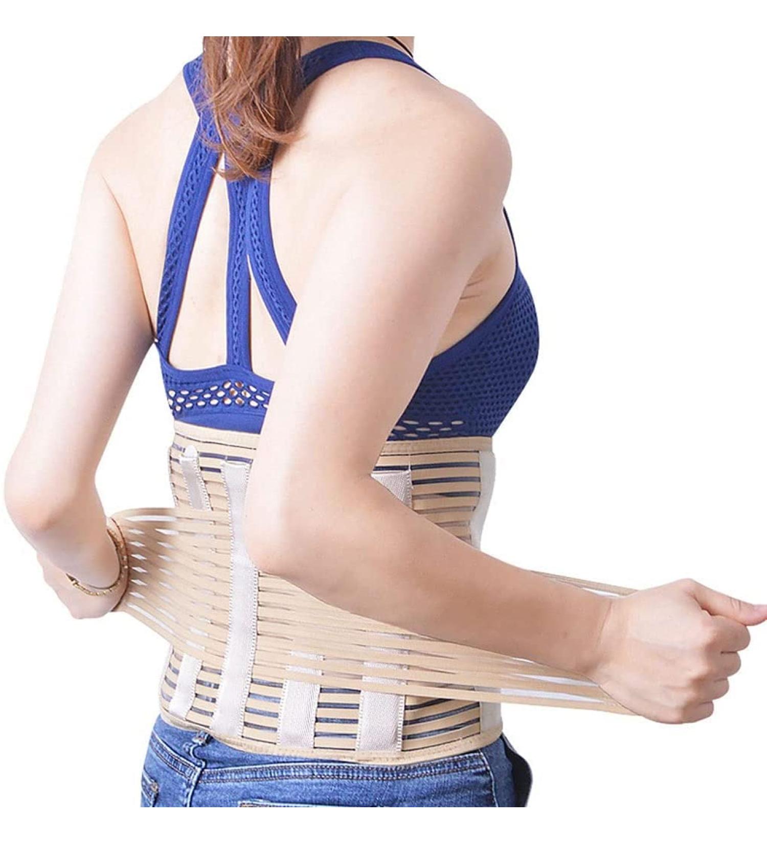 Lower Lumbar Spine Support Corset - Injury Prevention & Pain Relief for Sciatica Back Pain & Herniated Discs | International Shipping Available - Buy Online on GoSupps.com