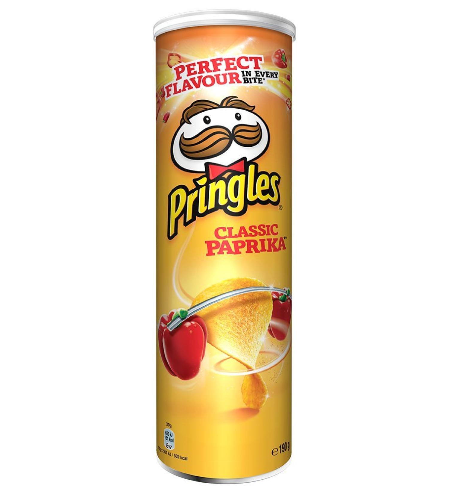 Pringles Pringles Classic Paprika lot de 19 (19 x 190 g)