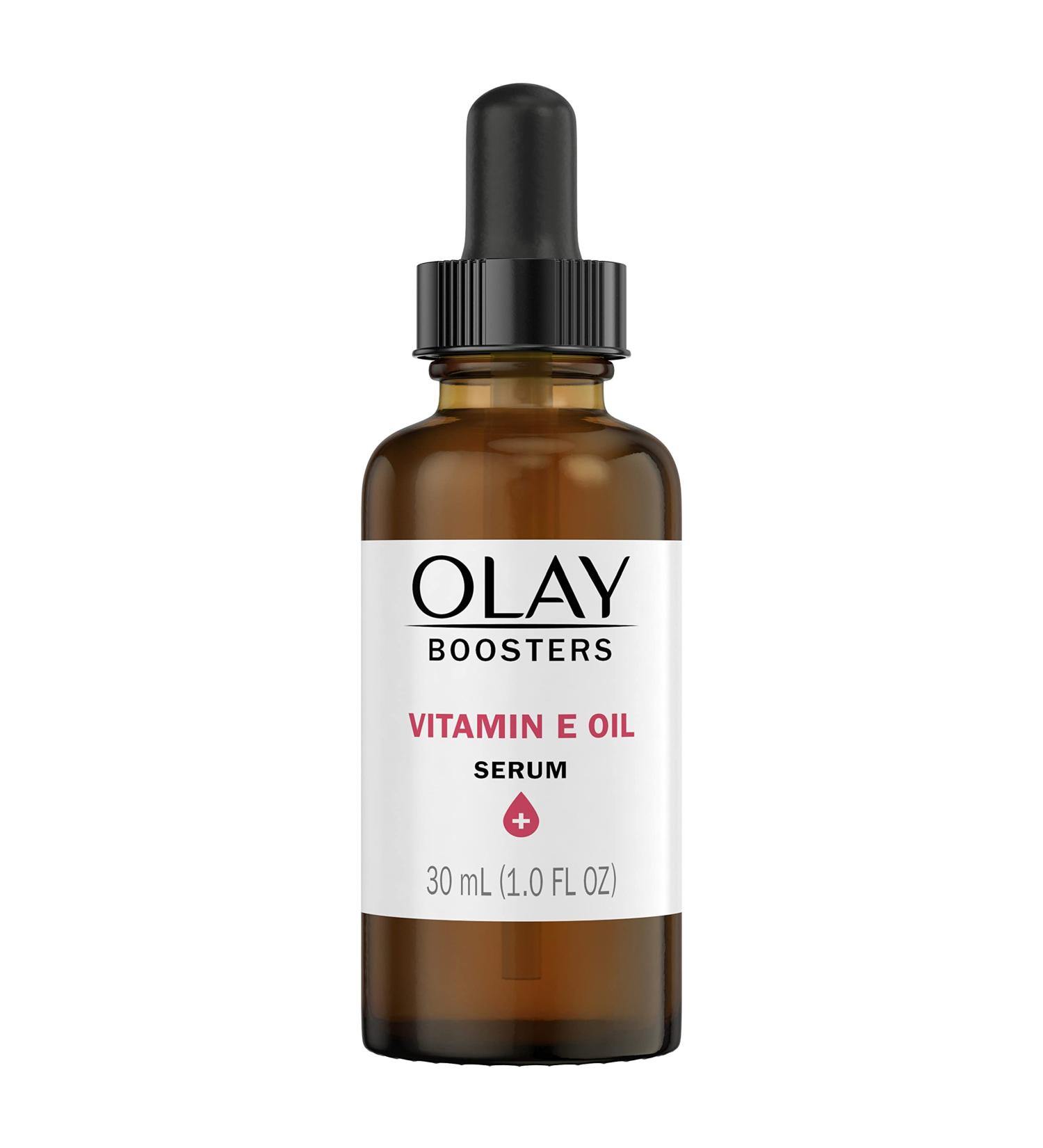 Olay Vitamin E Oil Serum 1.0 Oz - Nourishing Hydration Booster - Fragrance-Free - Buy Online on GoSupps.com