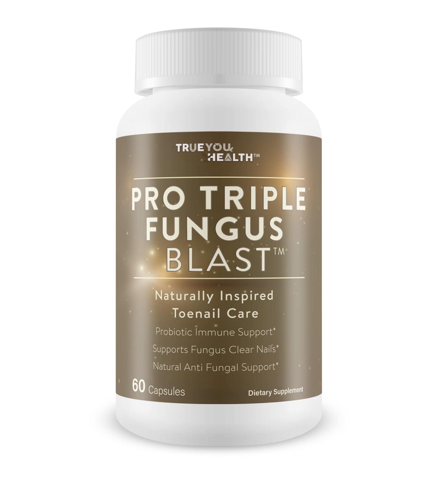 Pro Triple Fungus Blast - Probiotic Fighter for Toe Nail & Foot Fungus - Natural Health Support for Clear Nails & Feet - Buy Online on GoSupps.com