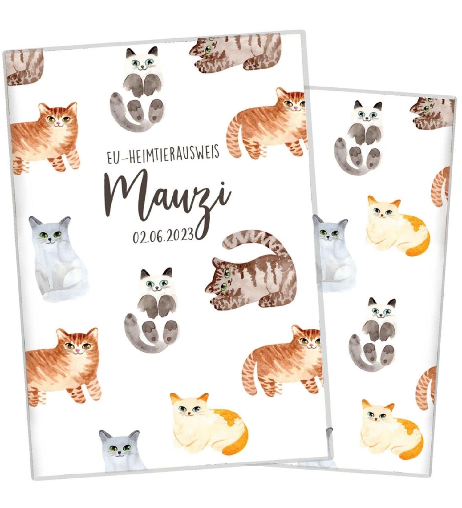 Personalized Wilhelm Fell Case for EU Pet ID Card | Custom Name & Birthdate | Perfect Gift for Pet Owners | Protective Cover for Pet ID (Mauzi) - Buy Online on GoSupps.com