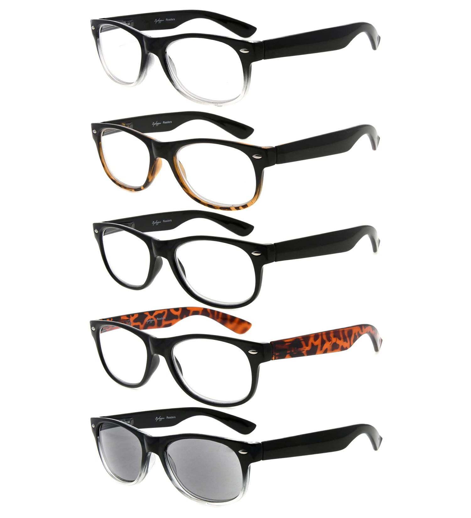 Eyekepper Classic Reading Glasses for Women | 5-Pack +1.50 Strength | Stylish & Versatile Reading Aid - Buy Online on GoSupps.com