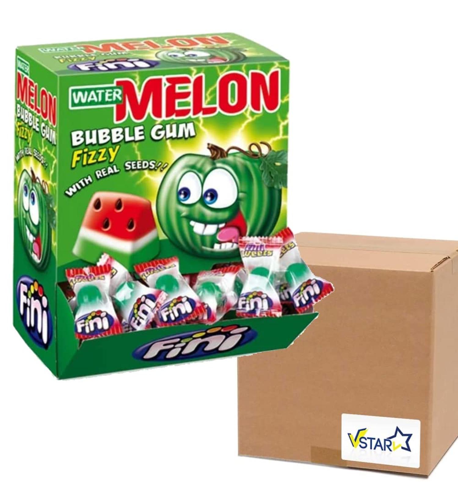 FINI WATERMELON Liquid Filled Bubblegum Retro Sweets & Candy Water Melon (200) - VSTAR 1 - Buy Online on GoSupps.com