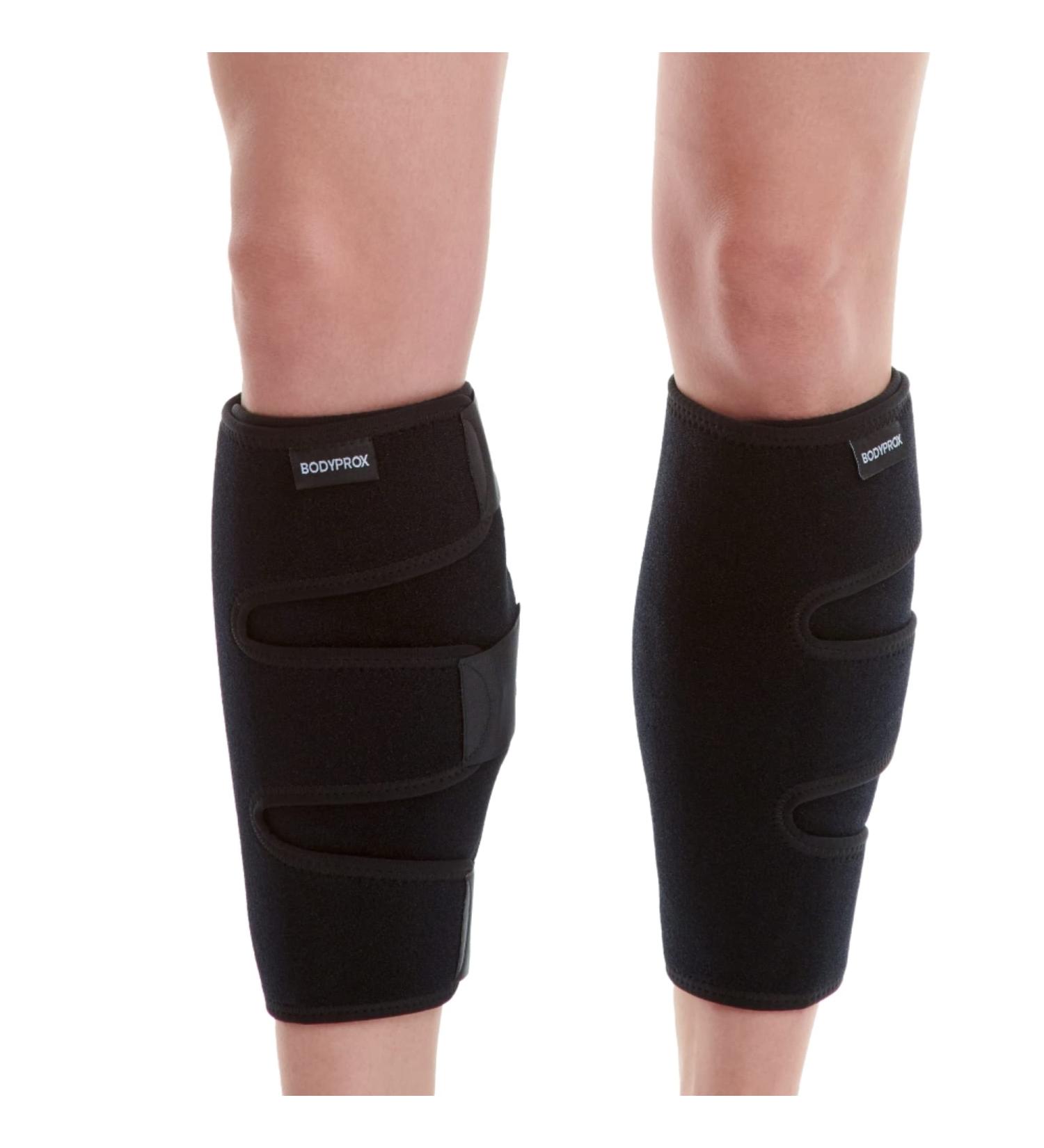 Calf Support Brace 2 Pack - Adjustable Shin Splint Compression Wrap - Buy Online on GoSupps.com