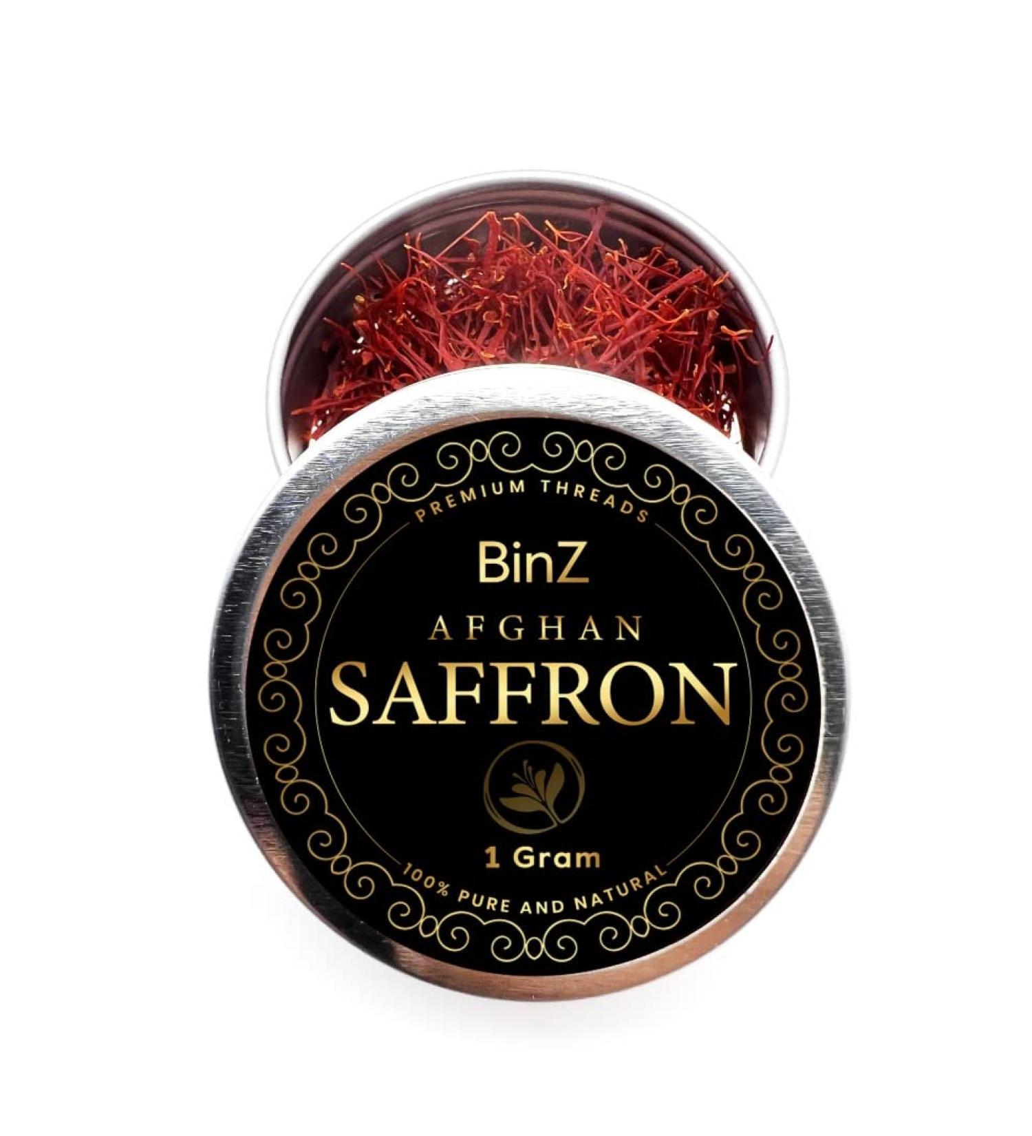 Premium Organic Super Negin Saffron Threads - 1 Gram | Grade A+ Saffron Spice for Cooking & Tea - Buy Online on GoSupps.com