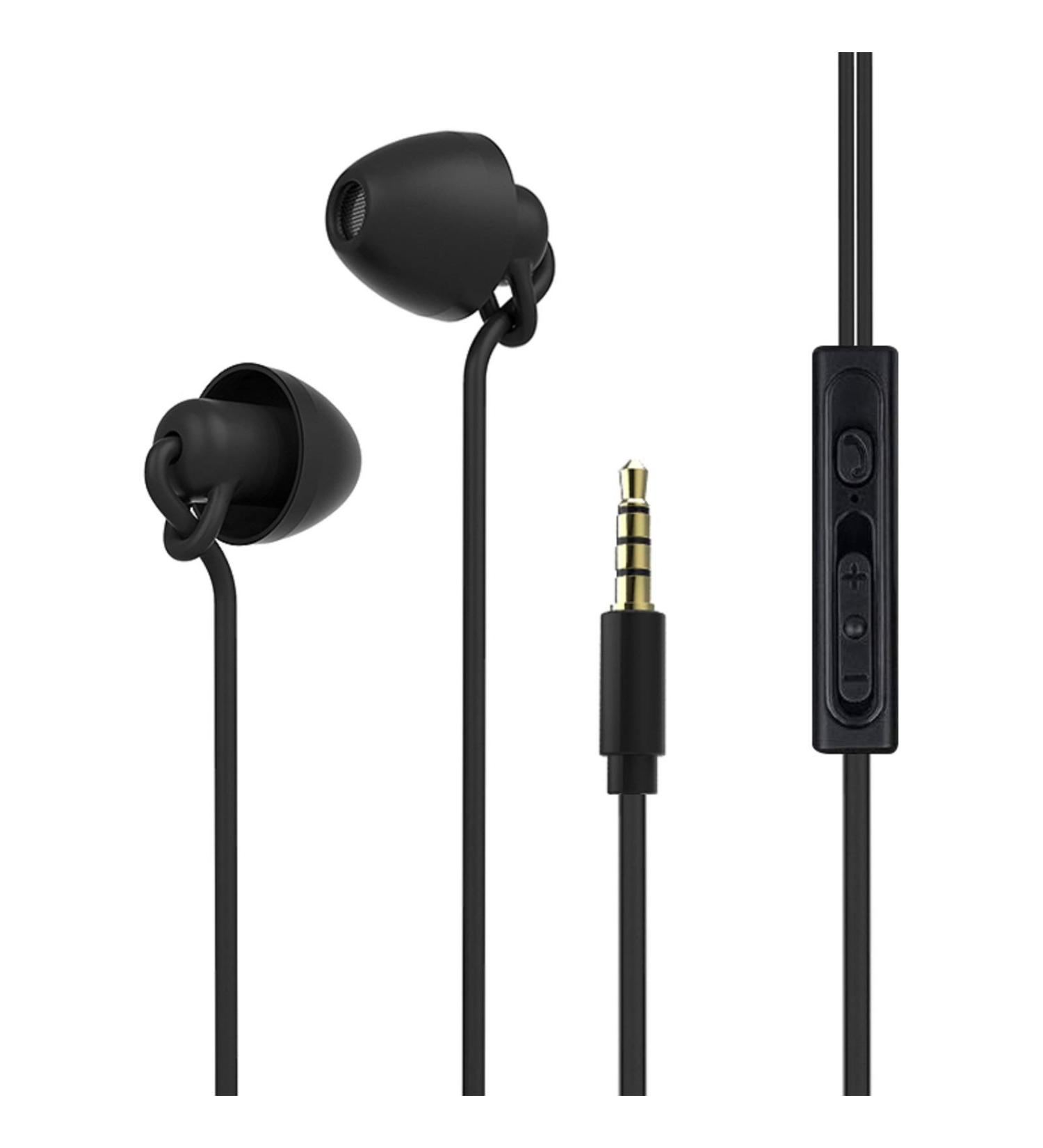 Buy Sleeping Earbud Headphones - Noise Cancelling Silicon Earplugs for Sleep Travel & Relaxation - ASMR Compatible (Black - Buy Online on GoSupps.com