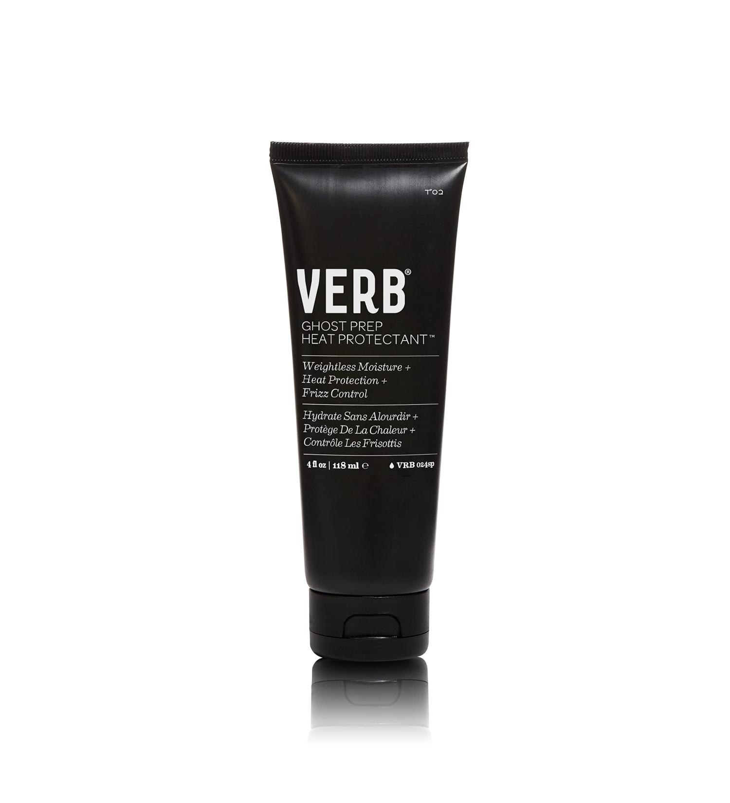 VERB Ghost Prep Heat Protectant Hair Cream with Moringa Oil - Lightweight Vegan Formula for All Hair Types | 4 Fl Oz - Buy Online on GoSupps.com