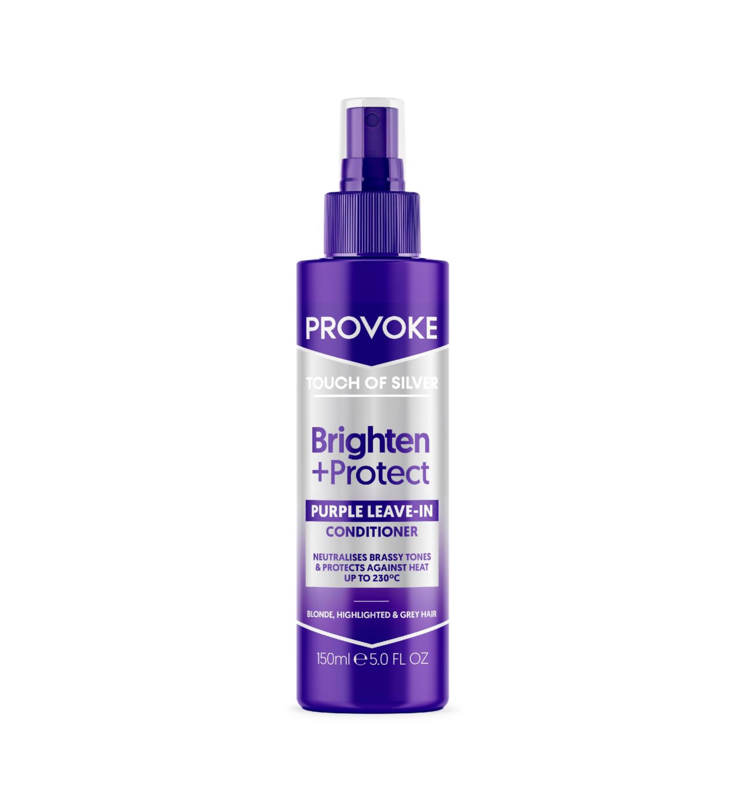 PROVOKE Touch of Silver Leave-In Conditioner Protects Against Heat Damage & Split Ends 150ml - Buy Online on GoSupps.com