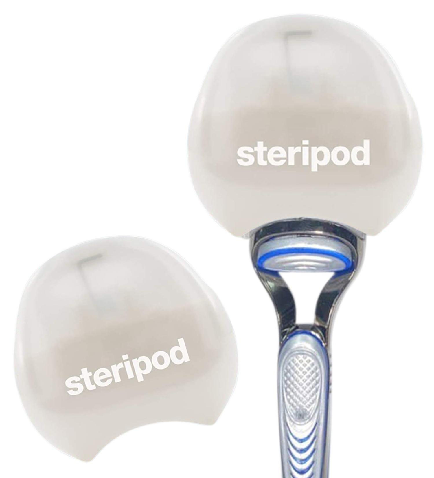 Steripod Razorpod - Clip-On Razor Protector in Pearl White - Buy Online on GoSupps.com