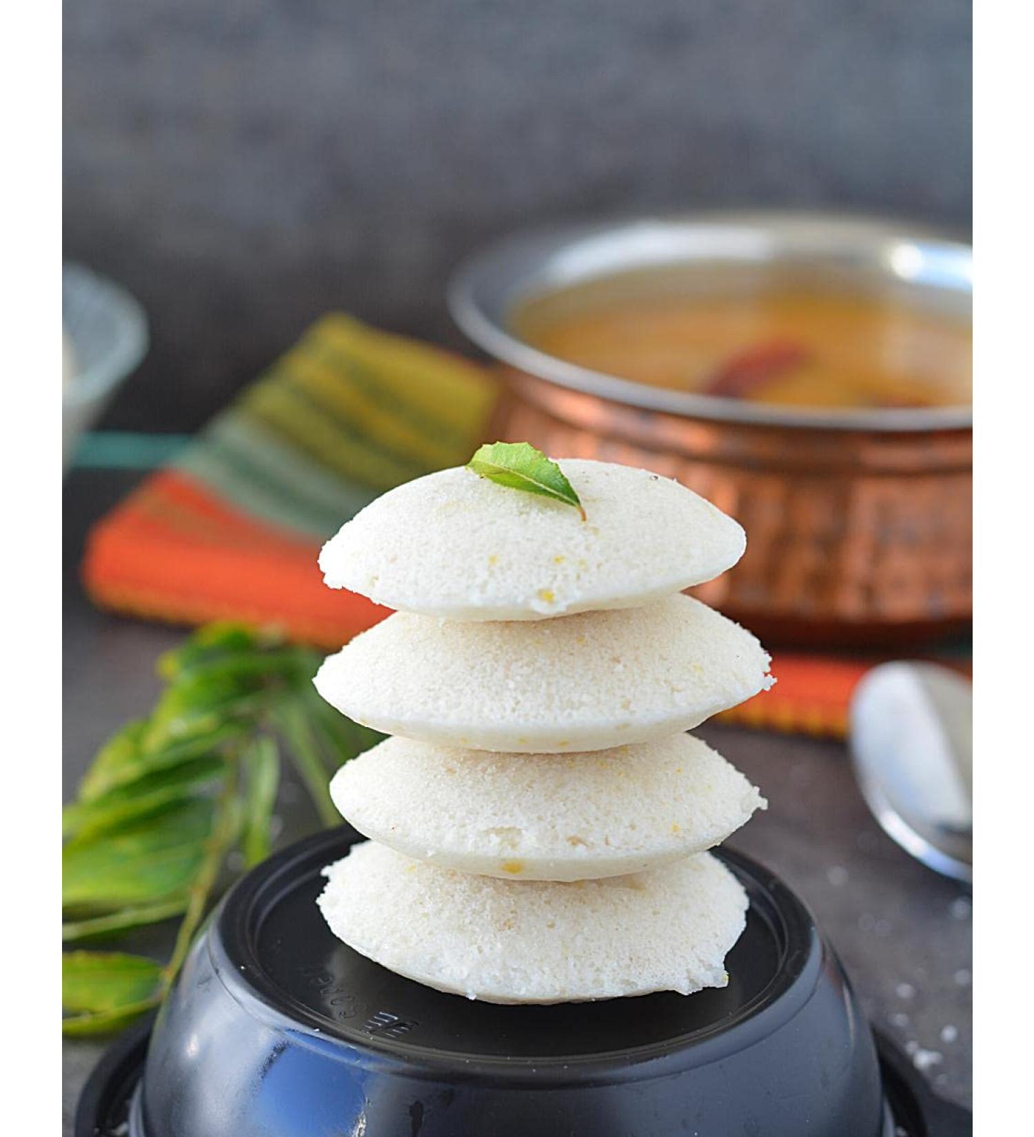 Balsara's Balsara's Instant Rice Idli Mix: A savory and delicious blend of rice cakes. Simply add water. A South Indian breakfast meal. Steamed fermented rice paste. A healthy snack.