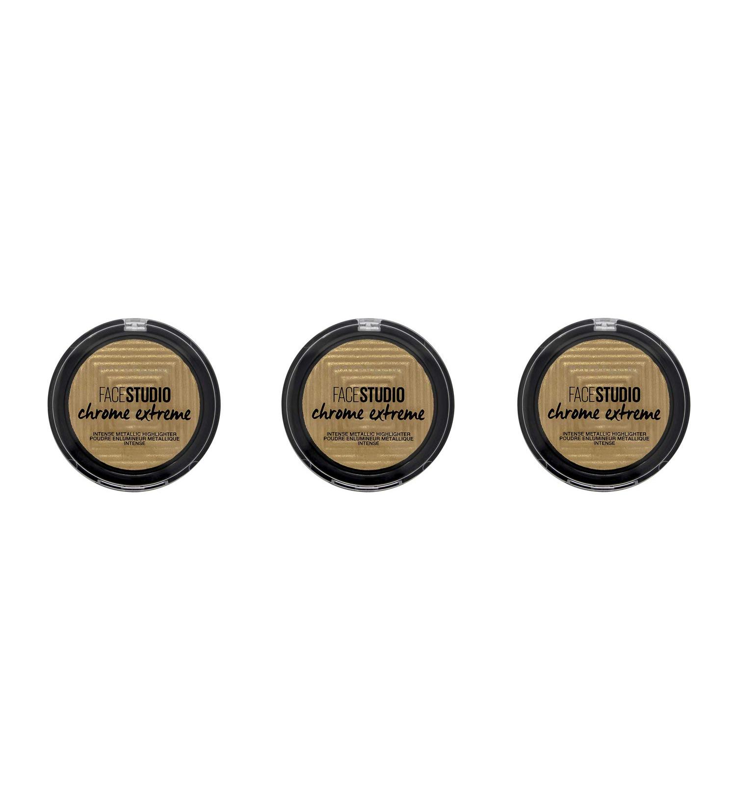 Facestudio 500 Sparkling Citrine Highlighter Pack of 3 (3 x 9 g) - Buy Online on GoSupps.com