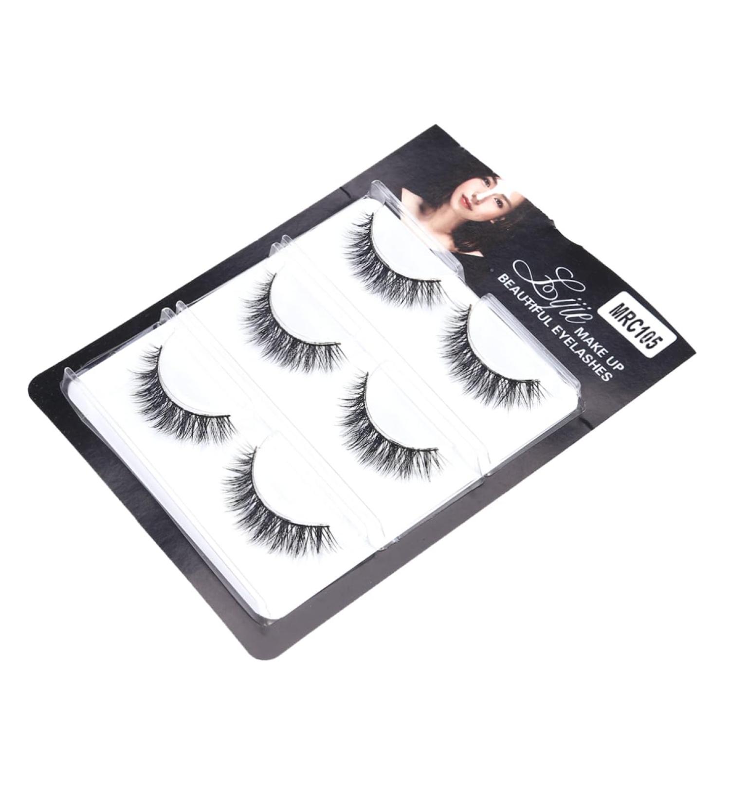 Beavorty 3 Pairs fake lashes natural eyelashes fake eyelash long thick eyelashes false eyelash multi-layer - Buy Online on GoSupps.com