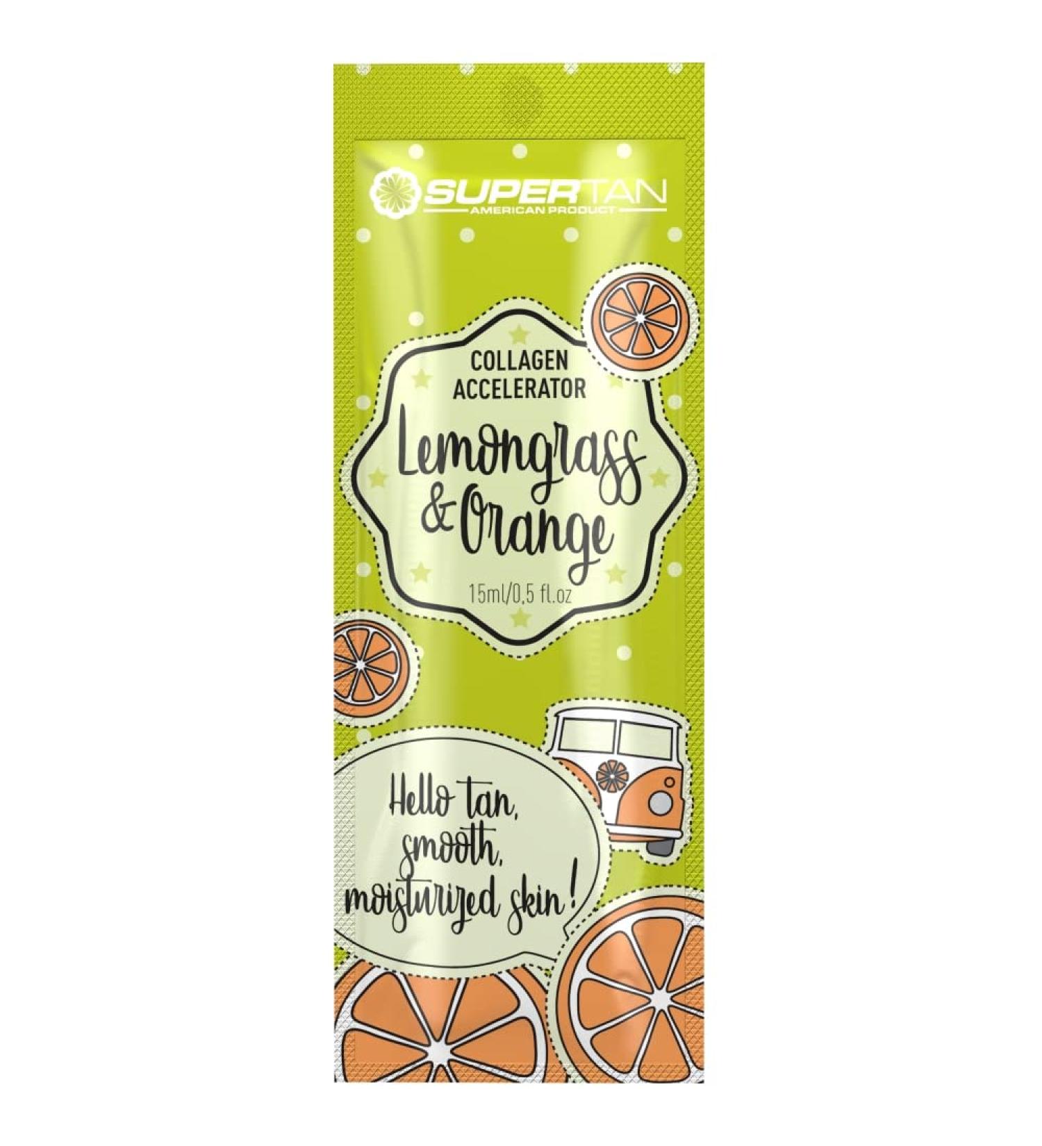 Supertan Supertan Collagen Accelerator Tanning Cream with Lemongrass and Orange 15ml sachet