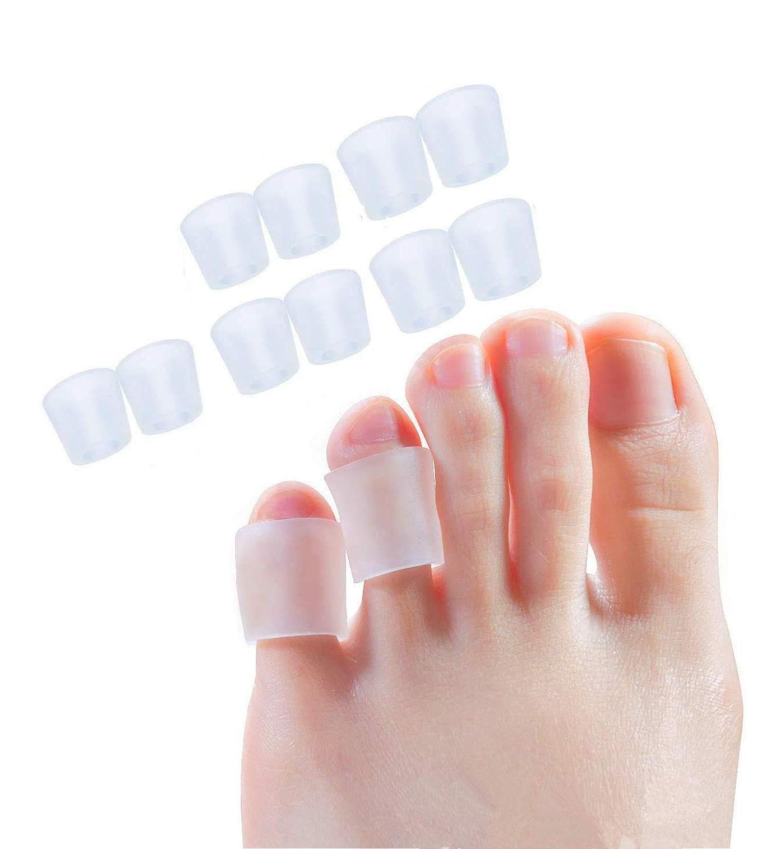 10x Toe Protectors | Silicone Toe Caps for Men & Women | Ideal for Smaller Toes - International Shipping Available - Buy Online on GoSupps.com