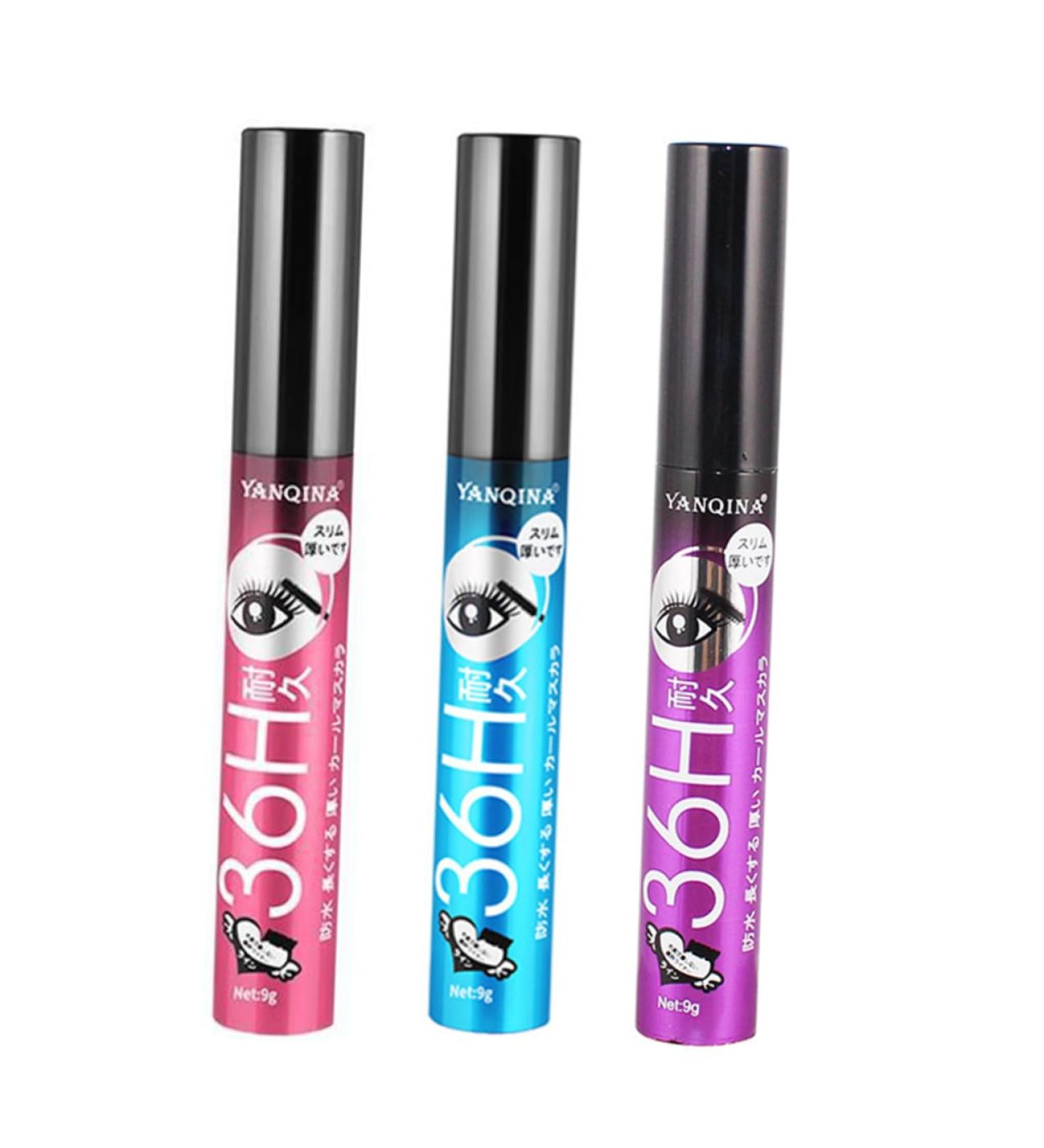 BELLIFFY 3pcs Waterproof Mascara Eyelash Mascara Women Mascara Makeup Mascara Eyelash Spoolies Mascara Cream - Buy Online on GoSupps.com