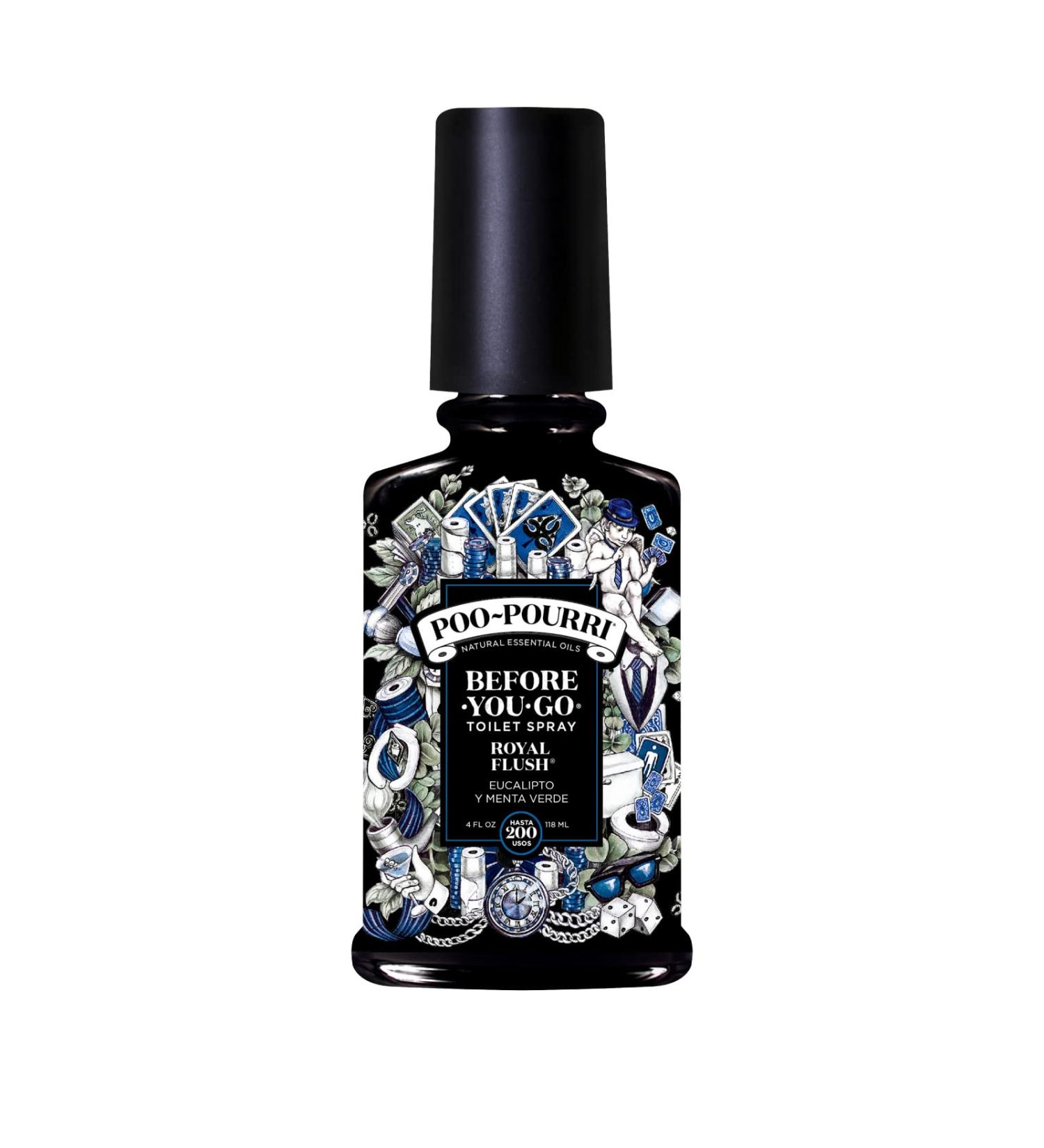 Poo-Pourri Royal Flush 4 Fl Oz - Before-You-Go Toilet Spray - Buy Online on GoSupps.com