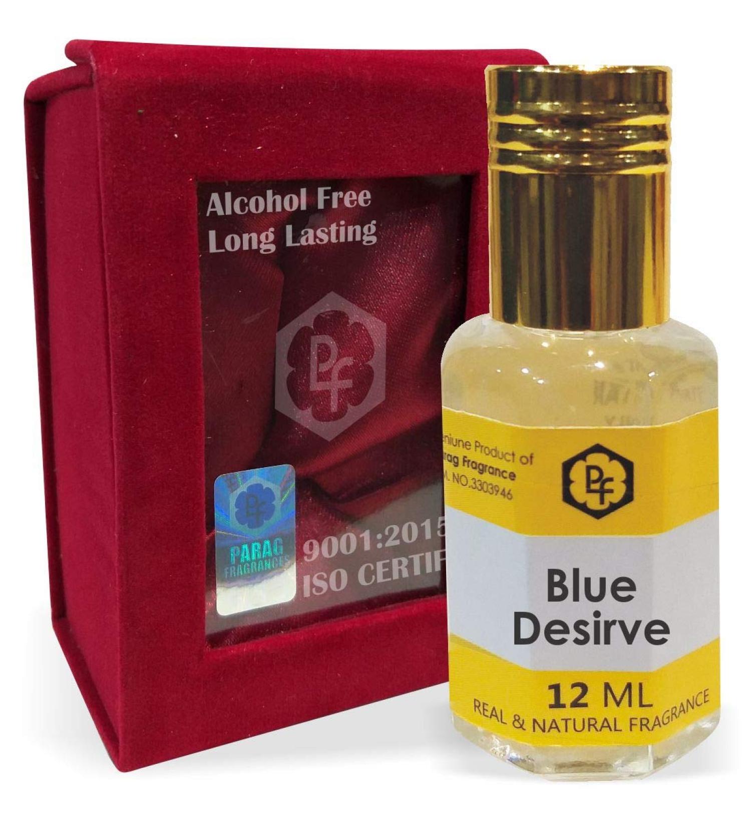 Parag Fragrances Blue Desirve Attar 12ml With Precious Gift Pack|Best Attar For Man|Long Lasting Attar|Ittar|Attar|Perfume|Fragrance Oil|Gift For Man Also Available in 25ml/100ml/500ml