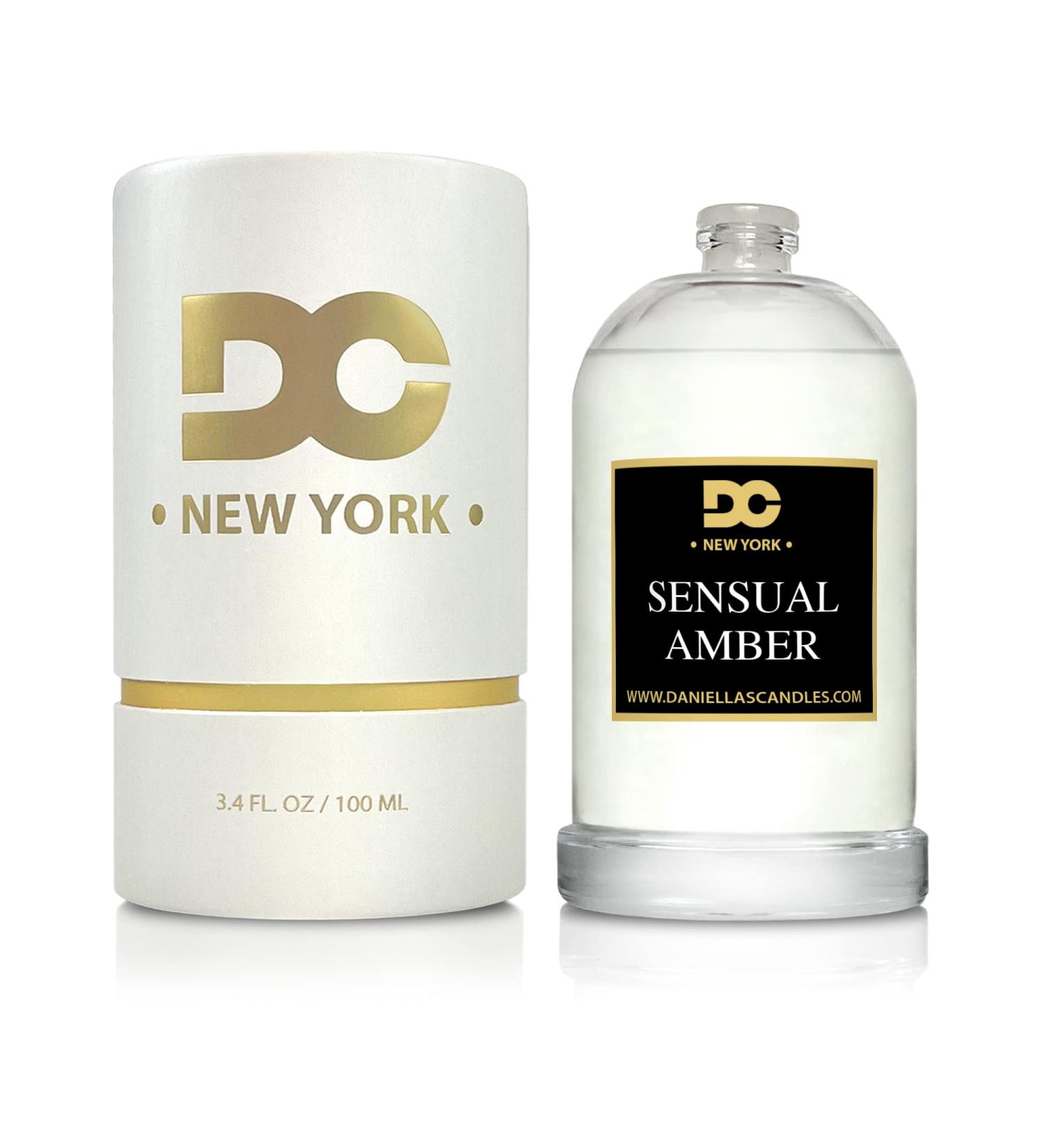 Daniella's Candles Sensual Amber Scent Oil | Premium Fragrance Oil for Diffusers Bath & Body Soap & Candle Making - 3.4 fl. oz / 100ml - Buy Online on GoSupps.com