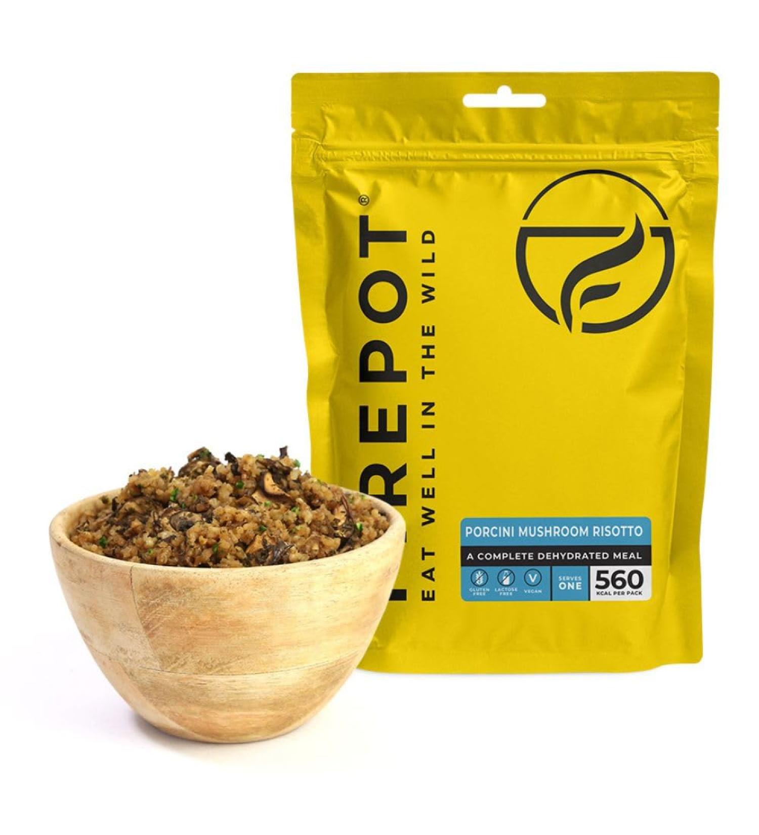 FIREPOT Porcini Mushroom Risotto - Vegan Dehydrated Expedition Food - Buy Online on GoSupps.com