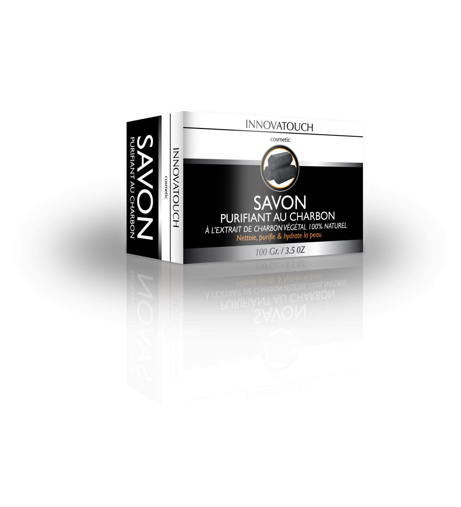 INNOVATOUCH Cosmetic Cleansing soap charcoal 100 g