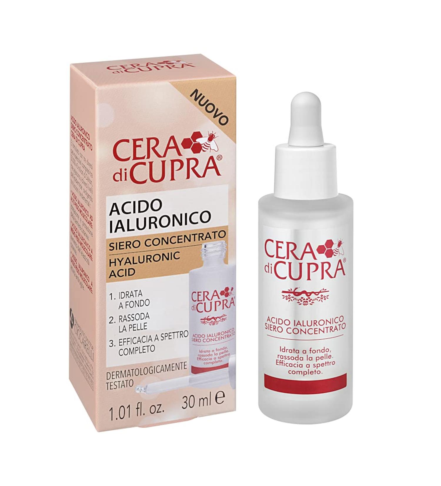 Cera di Cupra Hyaluronic acid concentrate 30 ml pack of 3 - Buy Online on GoSupps.com