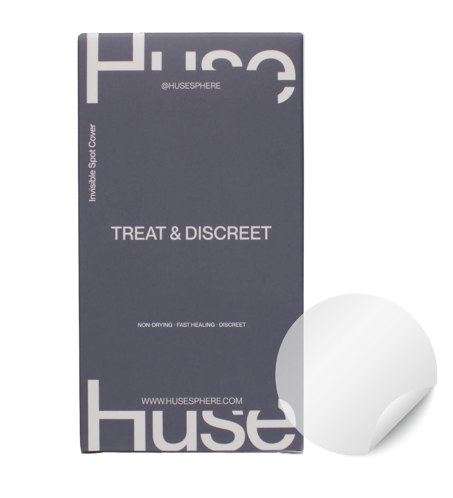 Huse Discreet Spot Covers Ultra-Thin Hydrocolloid Skin Patches for Blemish-Prone Areas 3 Sizes (48 Count) 48 Patches Discreet - Buy Online on GoSupps.com