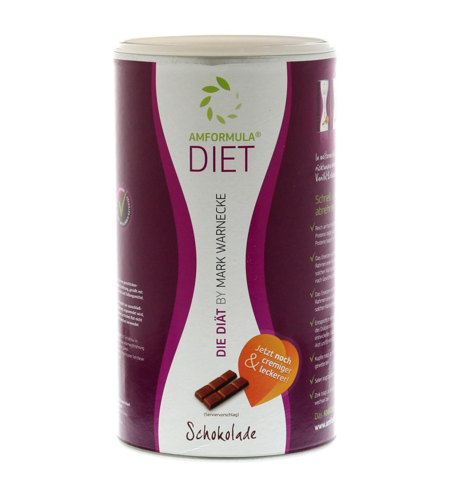 Amformula Vital & Diet chocolate 490g meal replacement shake high -quality ingredients drinking meal chocolate 490 g (1 Pack)