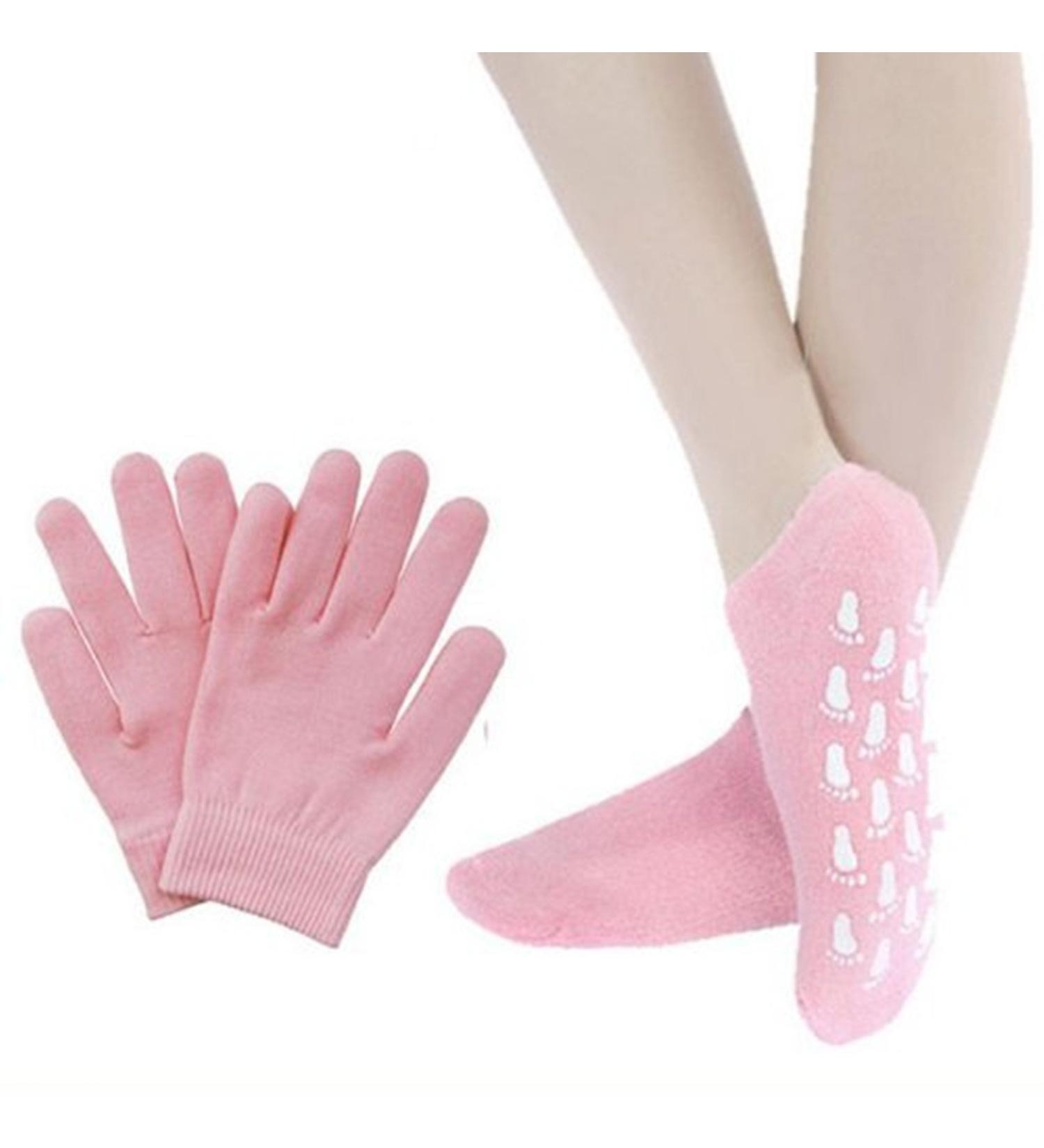 JYtop 2pcs Moisturizing Gel Spa Socks - Cracked Skin Hydrating Treatment for Soft Feet | International Shipping Available - Buy Online on GoSupps.com