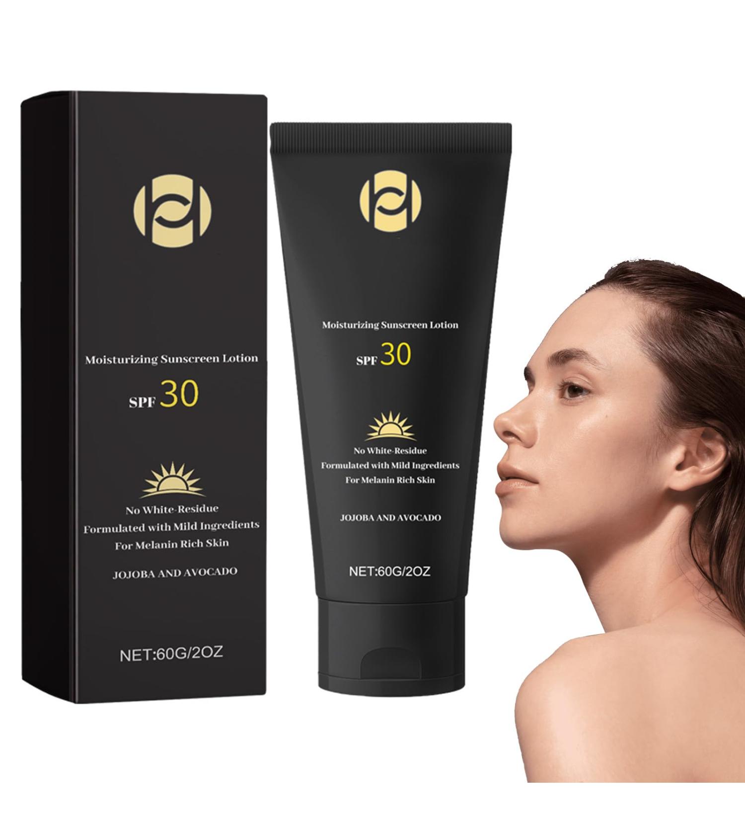 Sunscreen Spf 30 Face | Sunscreen Face | Sun Cream Sun Block Protects Against UVA/UVB Rays | Non-Greasy Water Resistant Sun Lotion| 60g - Buy Online on GoSupps.com