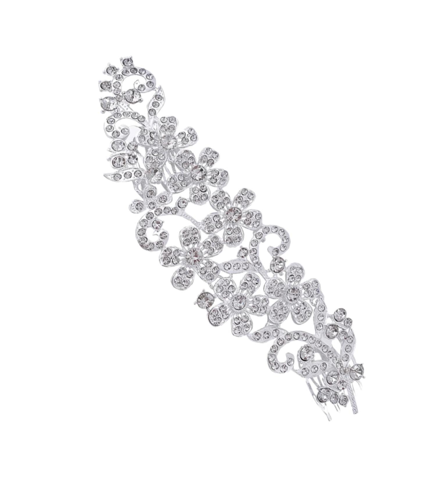 SOESFOUFU Crystal Hair Comb Wedding Hair Clip Flower Claw Clips Rhinestone Headpiece Pearl Headpiece for Wedding Bridal Hair Clip Side Pearl Hair Comb Zinc Alloy Rhinestones The Photo Bride - Buy Online on GoSupps.com