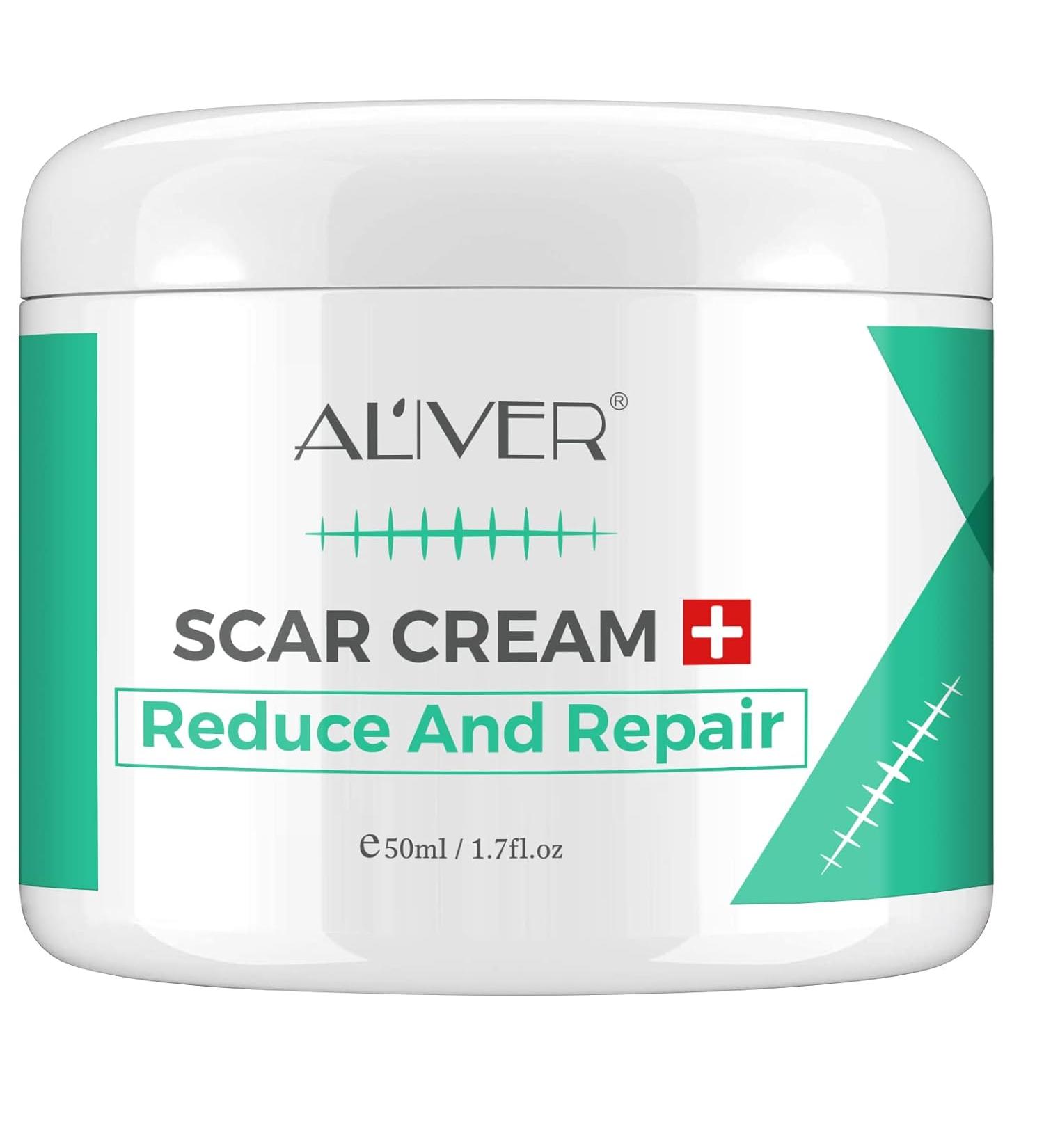 Scar Cream for Surgical & Acne Scars | Effective Scar Treatment Gel - 1.7 Fl. Oz - Reduce & Remove Old & New Scars - Buy Online on GoSupps.com